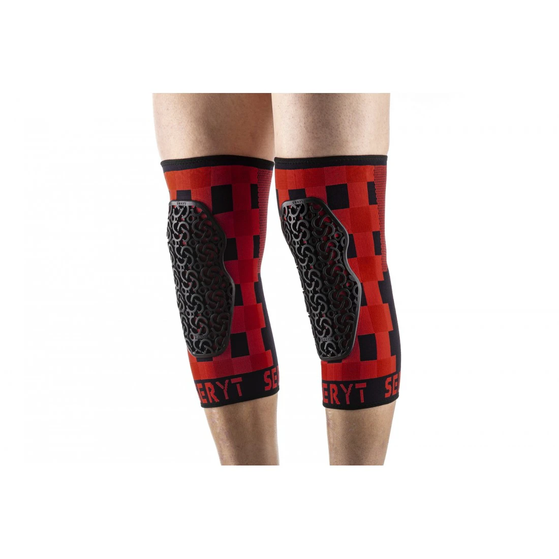 9. Protectii genunchi Seryt Checker Red M
