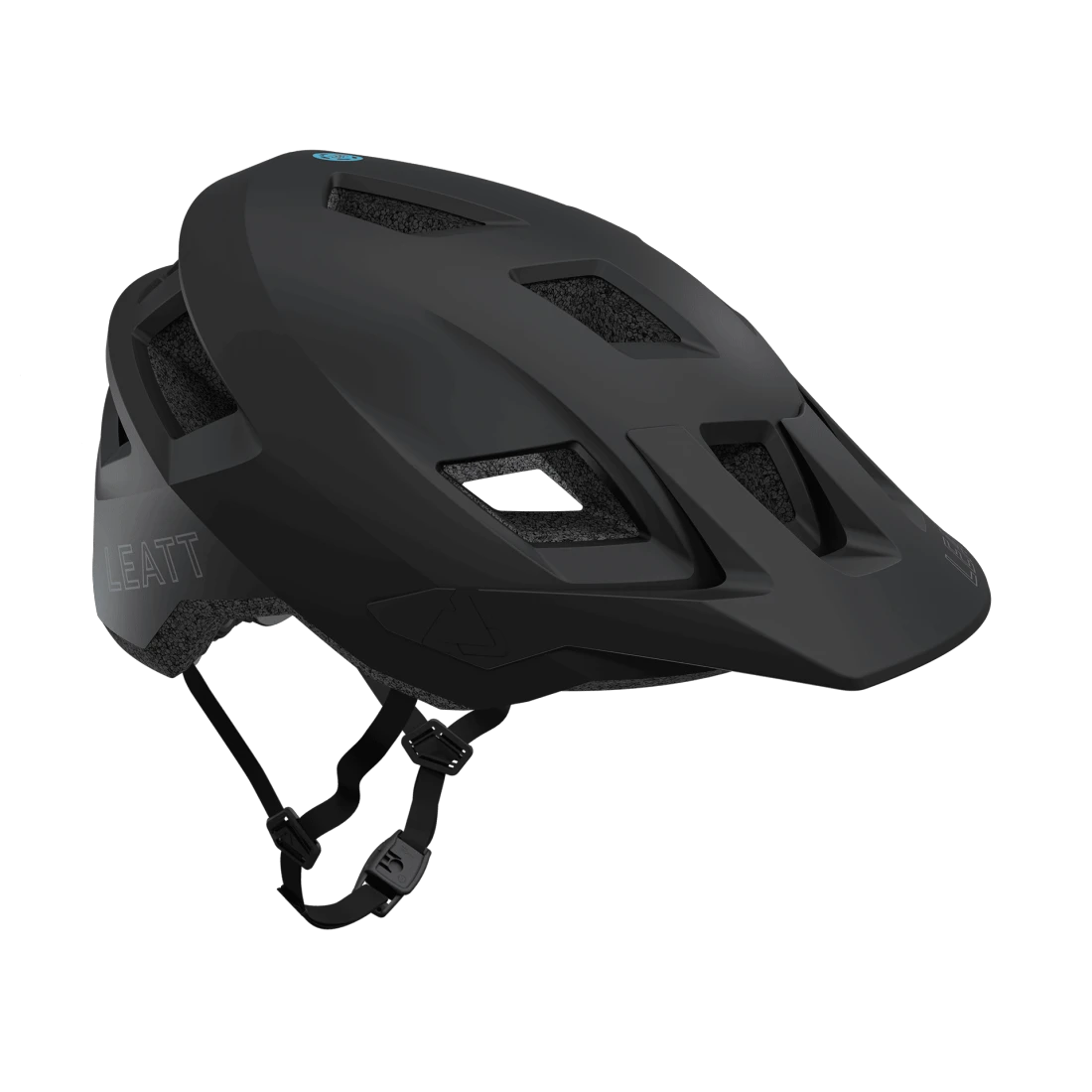1. Casca Leatt MTB AllMtn 1.0 Stealth Black/Grey