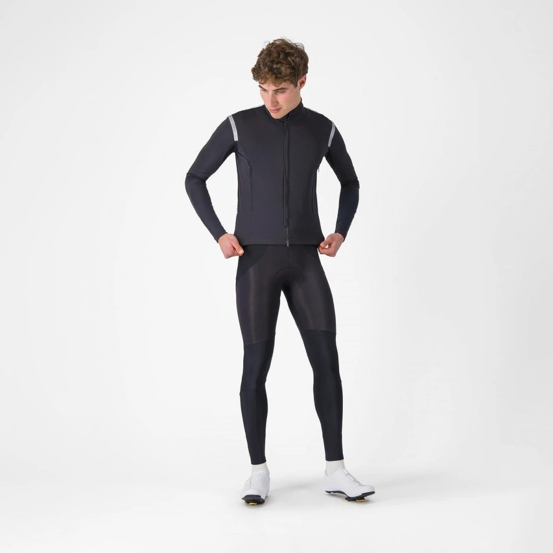1. Jacheta Castelli Perfetto RoS 3 Negru Deschis/Argintiu Reflex XXL