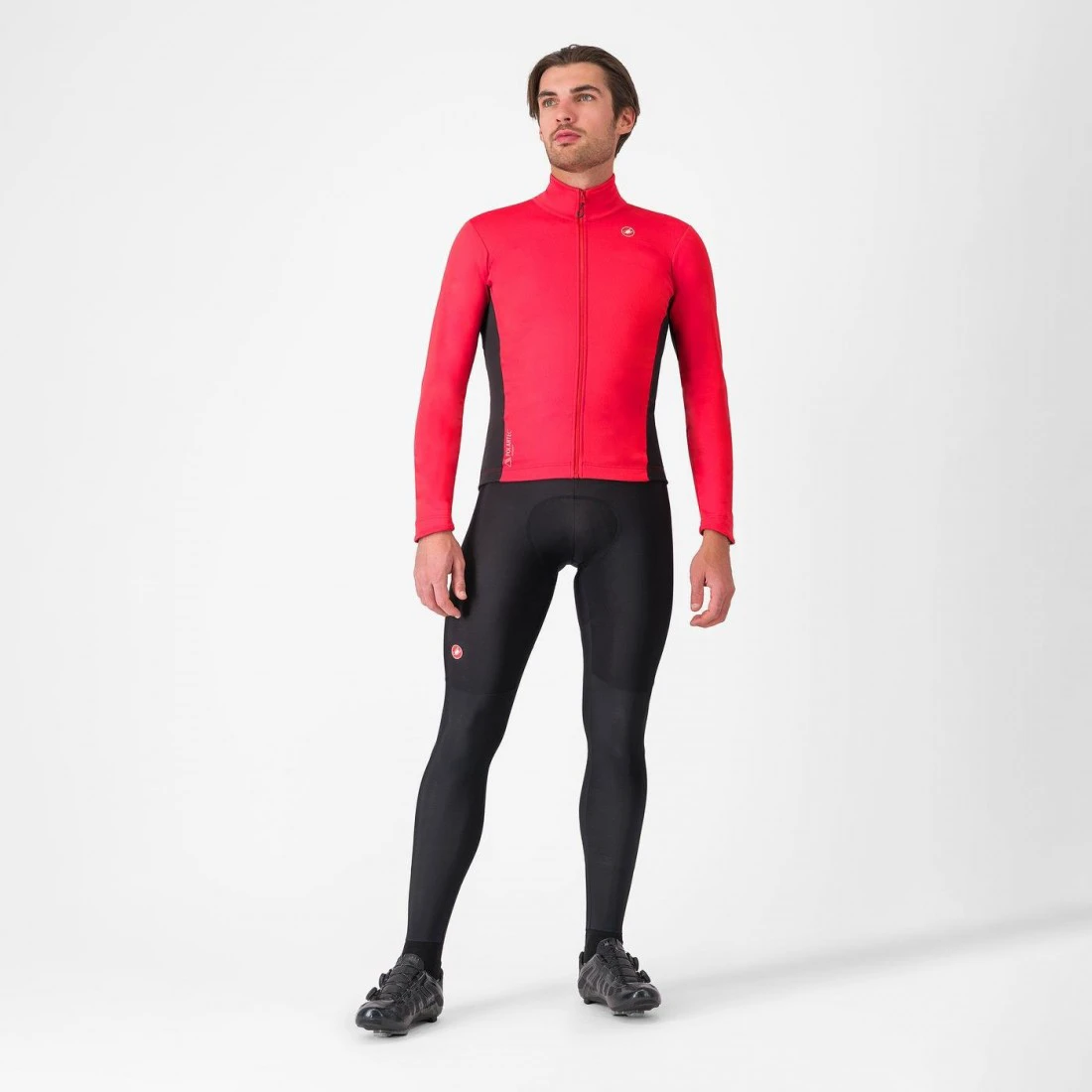 2. Pantaloni lungi cu bretele Castelli Competizione Negri M