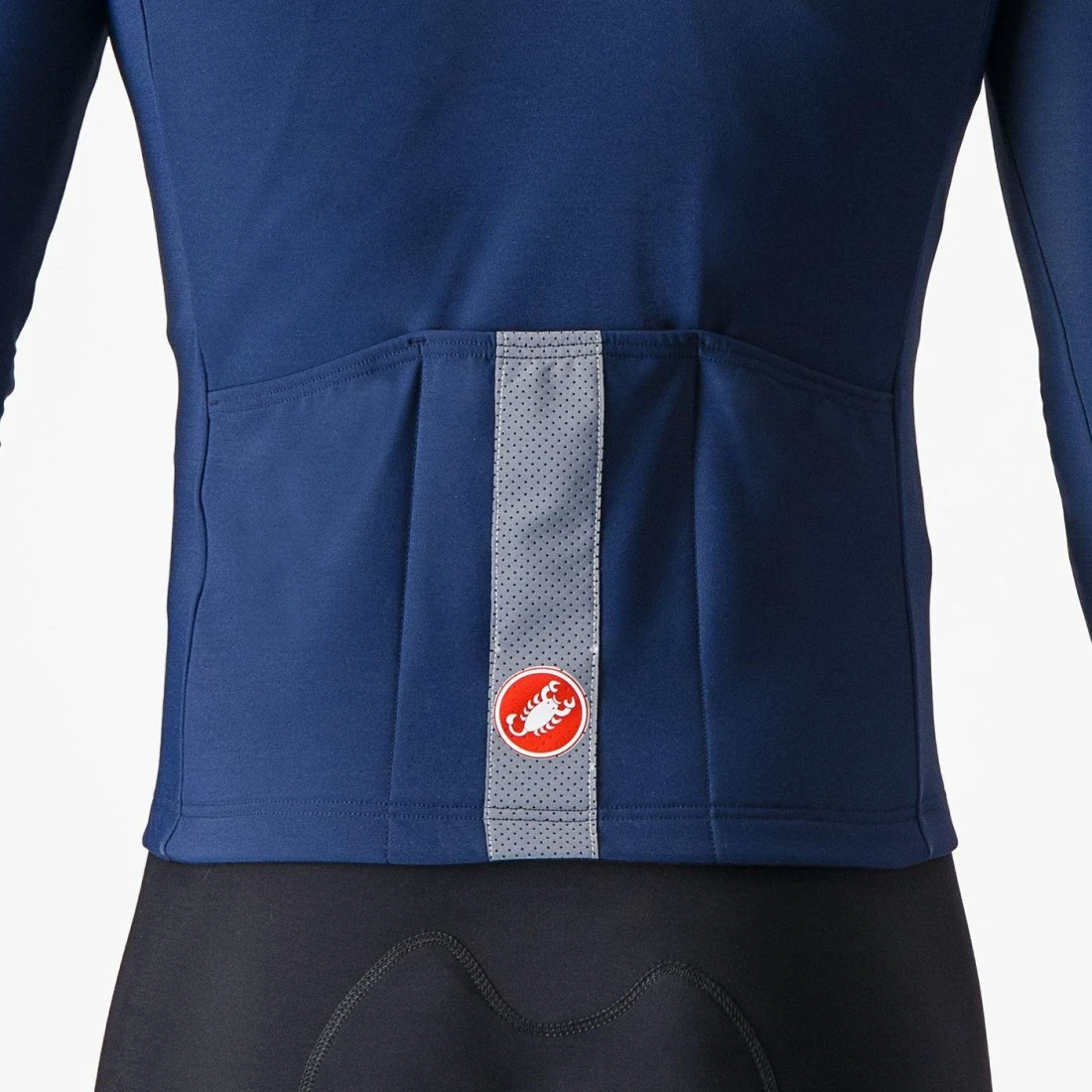 4. Tricou cu maneca lunga Castelli Tutto Nano RoS Albastru Belgian M