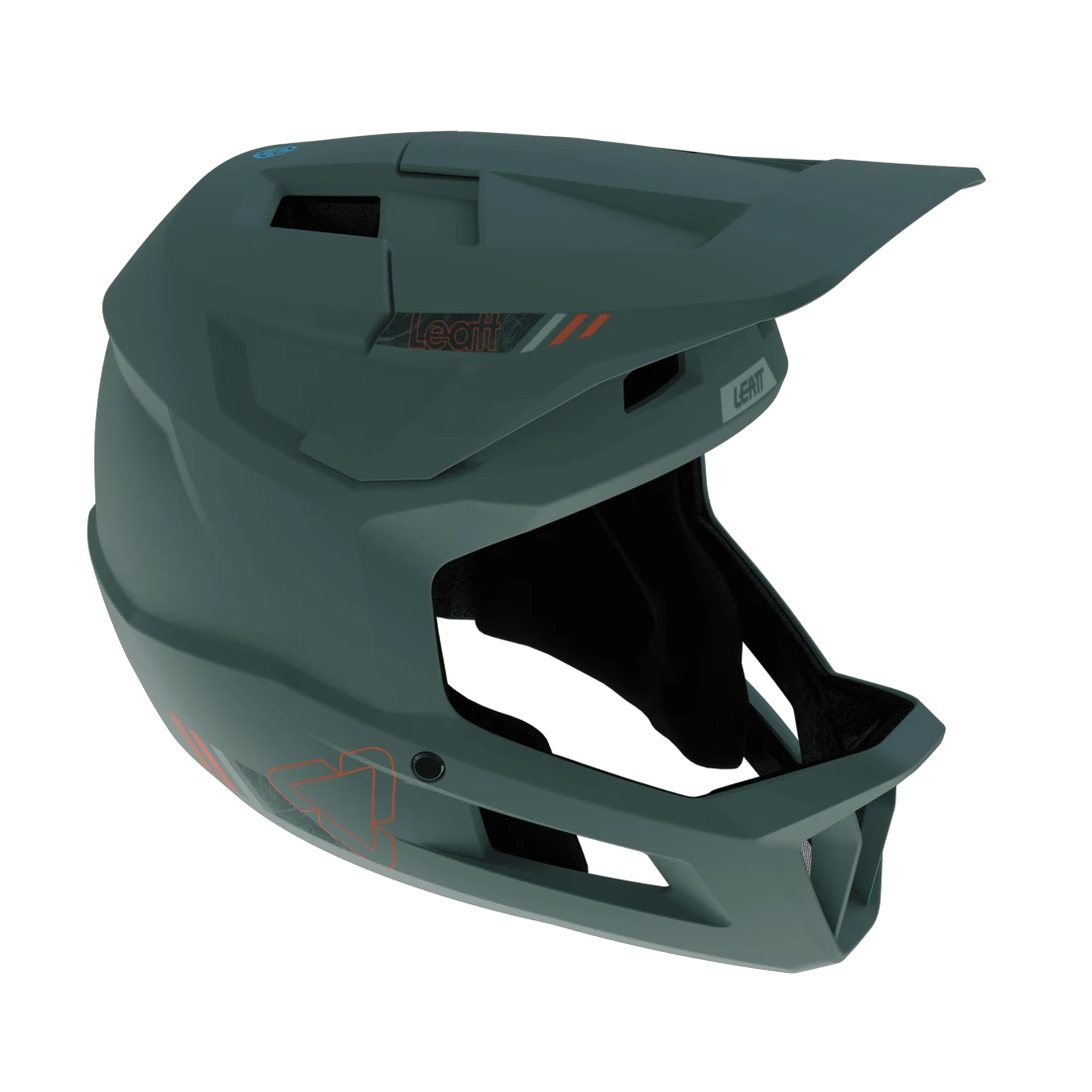 1. Casca Leatt MTB Gravity 1.0 Teal Green M - 57-58cm