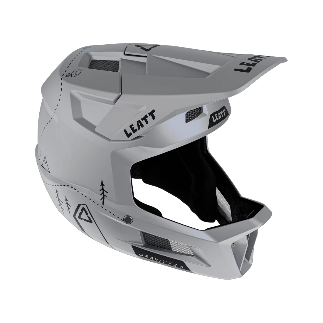 1. Casca Leatt MTB Gravity 2.0 Grey L - 59-60cm