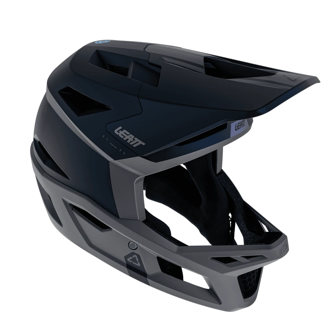 1. Casca Leatt MTB Gravity 4.0 Stealth Black/Grey M - 57-58cm