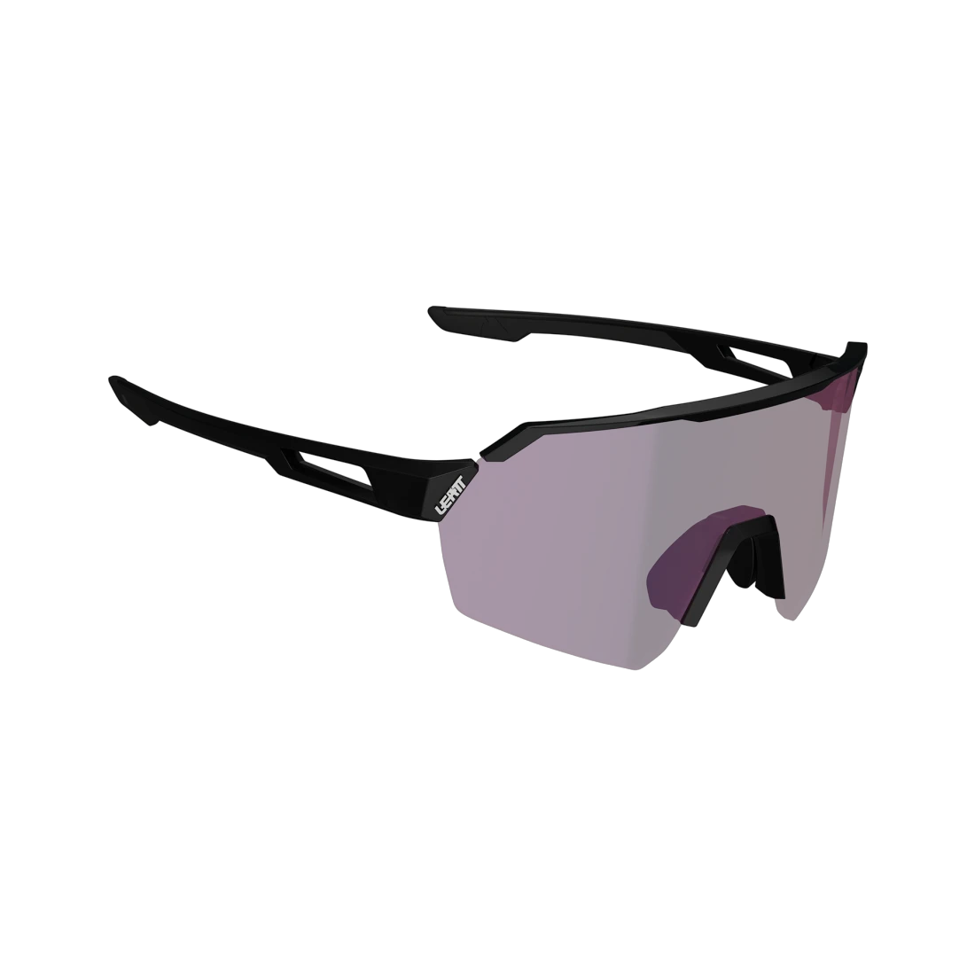 1. Ochelari Leatt RideViz Lite Satin Black Iriz Cryztal Purple 30 VLT