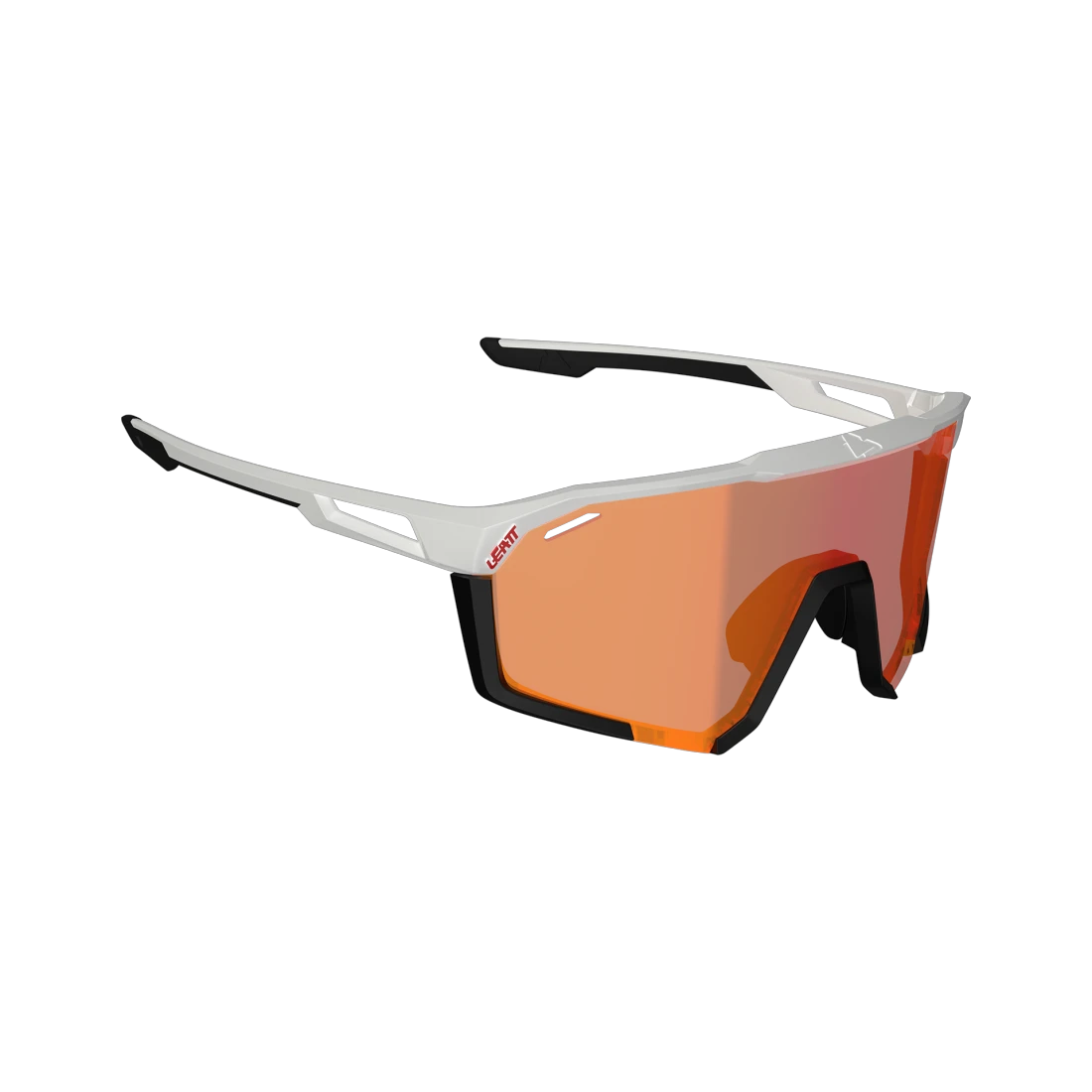 1. Ochelari Leatt SpeedViz Pro Black/White Iriz Cryztal Red 13 VLT