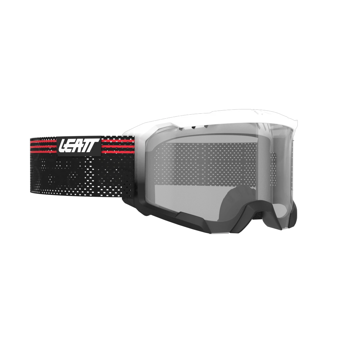 1. Ochelari Leatt Velocity 4.0 MTB X-Flow Iriz White Silver 50 VLT