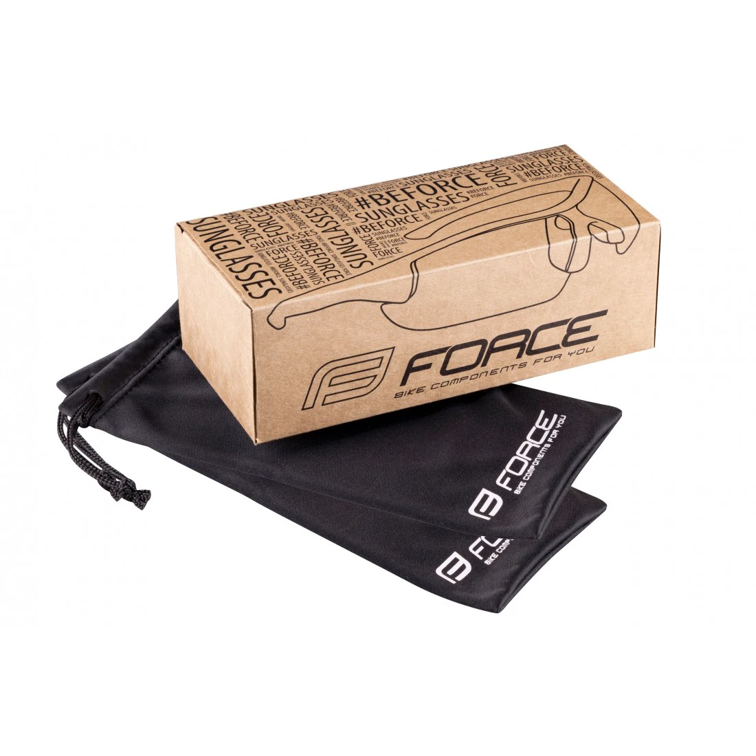5. Set 2 perechi Ochelari Force Ambient negri lentile negre + transparente