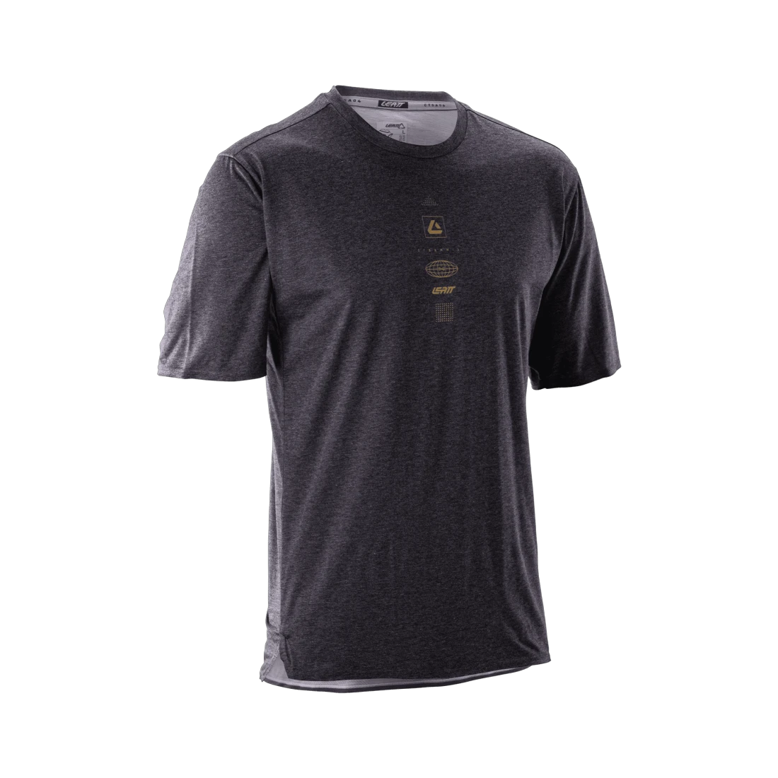 1. Tricou Leatt MTB Trail 4.0 Ghost Black XL