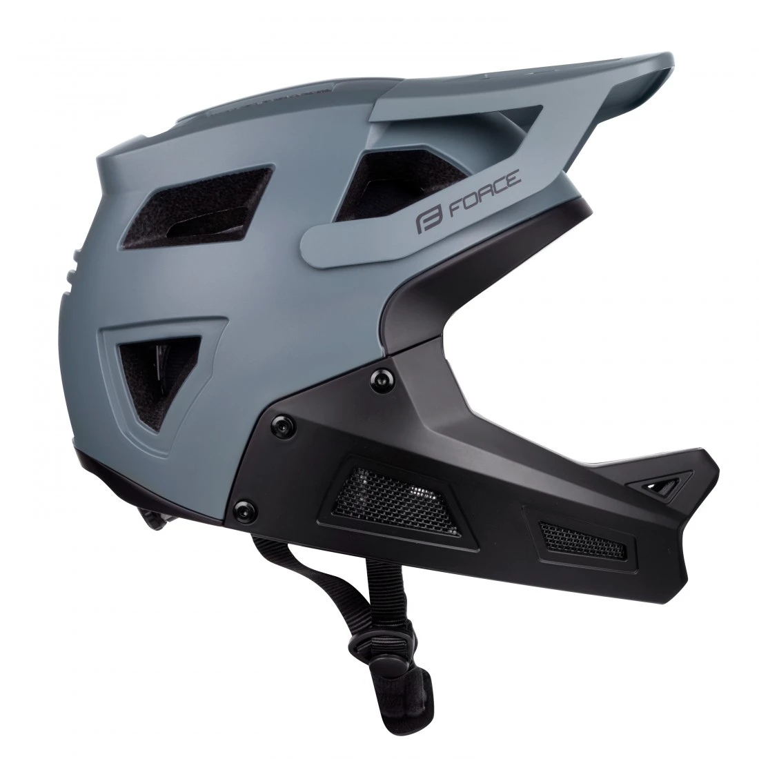 2. Casca Force DROP downhill, gri-negru XS-S