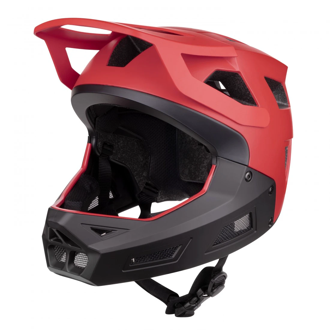 1. Casca Force DROP downhill, rosu-negru XS-S