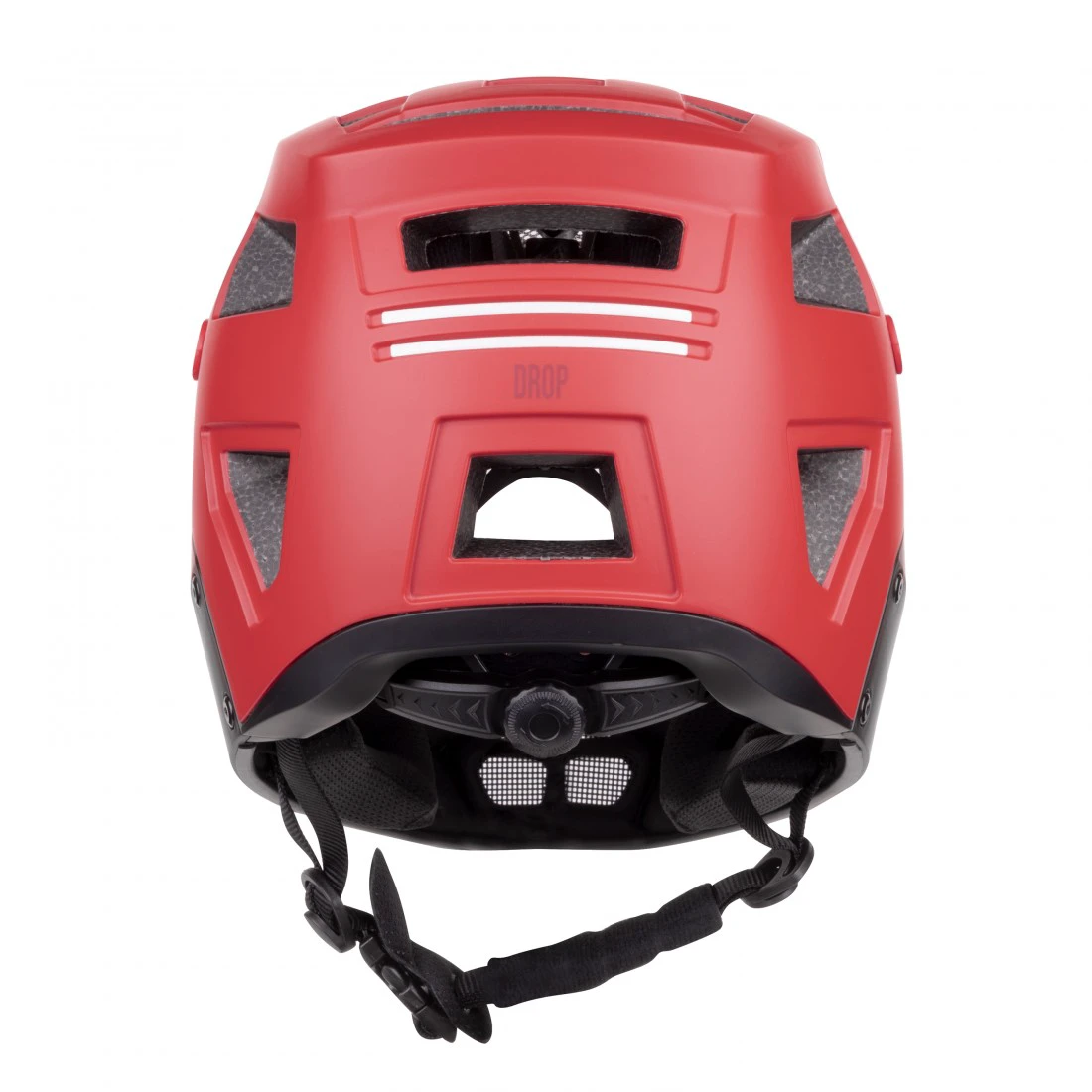4. Casca Force DROP downhill, rosu-negru XS-S