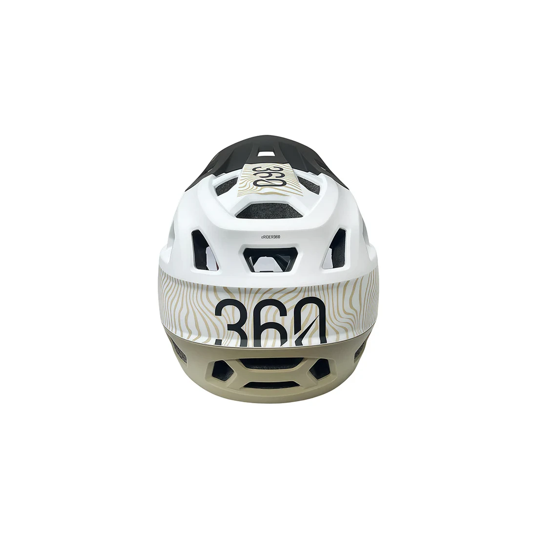 4. Casca full-face Integra Sport white - Military Green M (55-58 cm)