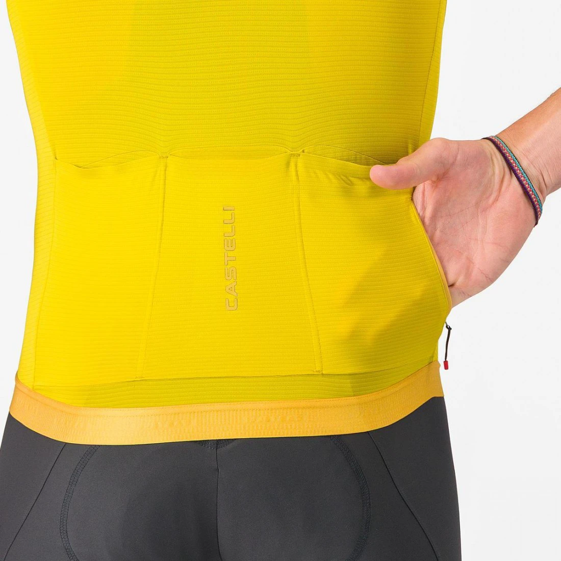4. Tricou cu maneca scurta Castelli Espresso 2, pentru barbati, mango mojito XXL