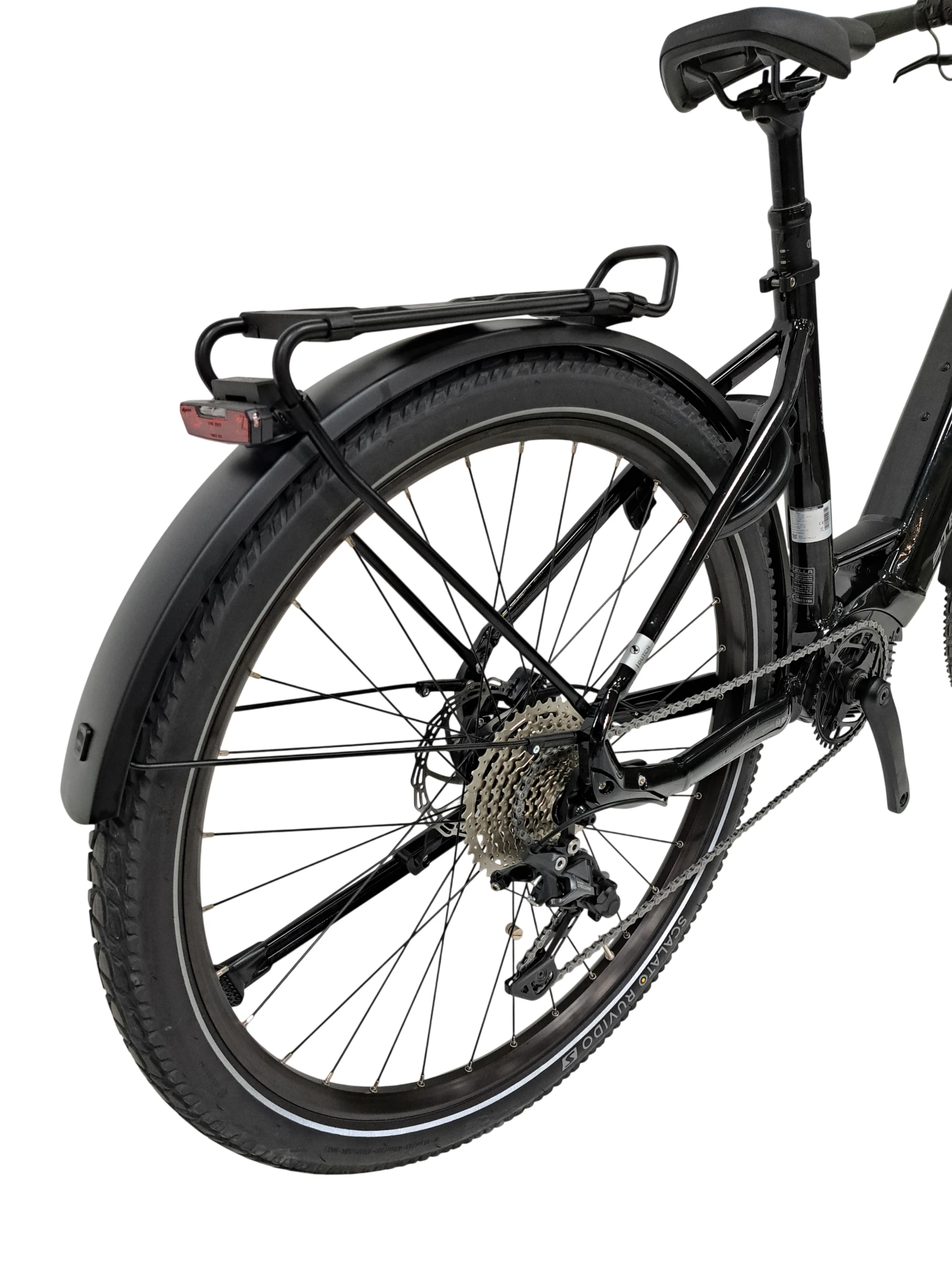 10. Bicicleta electrica Trekking Stella Tierra - 29 inch, 10V, L, Negru lucios