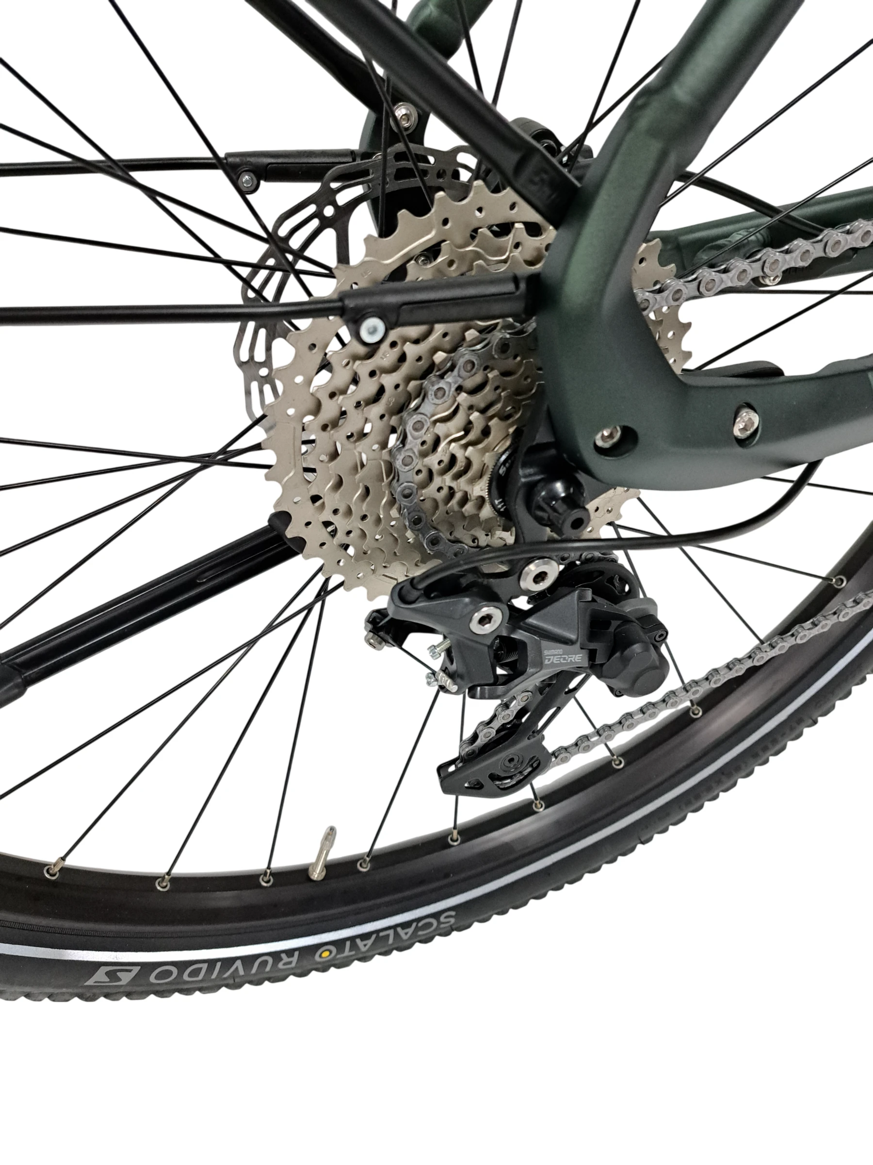 8. Bicicleta electrica Trekking Stella Tierra - 29 inch, 10V, L, Verde mat
