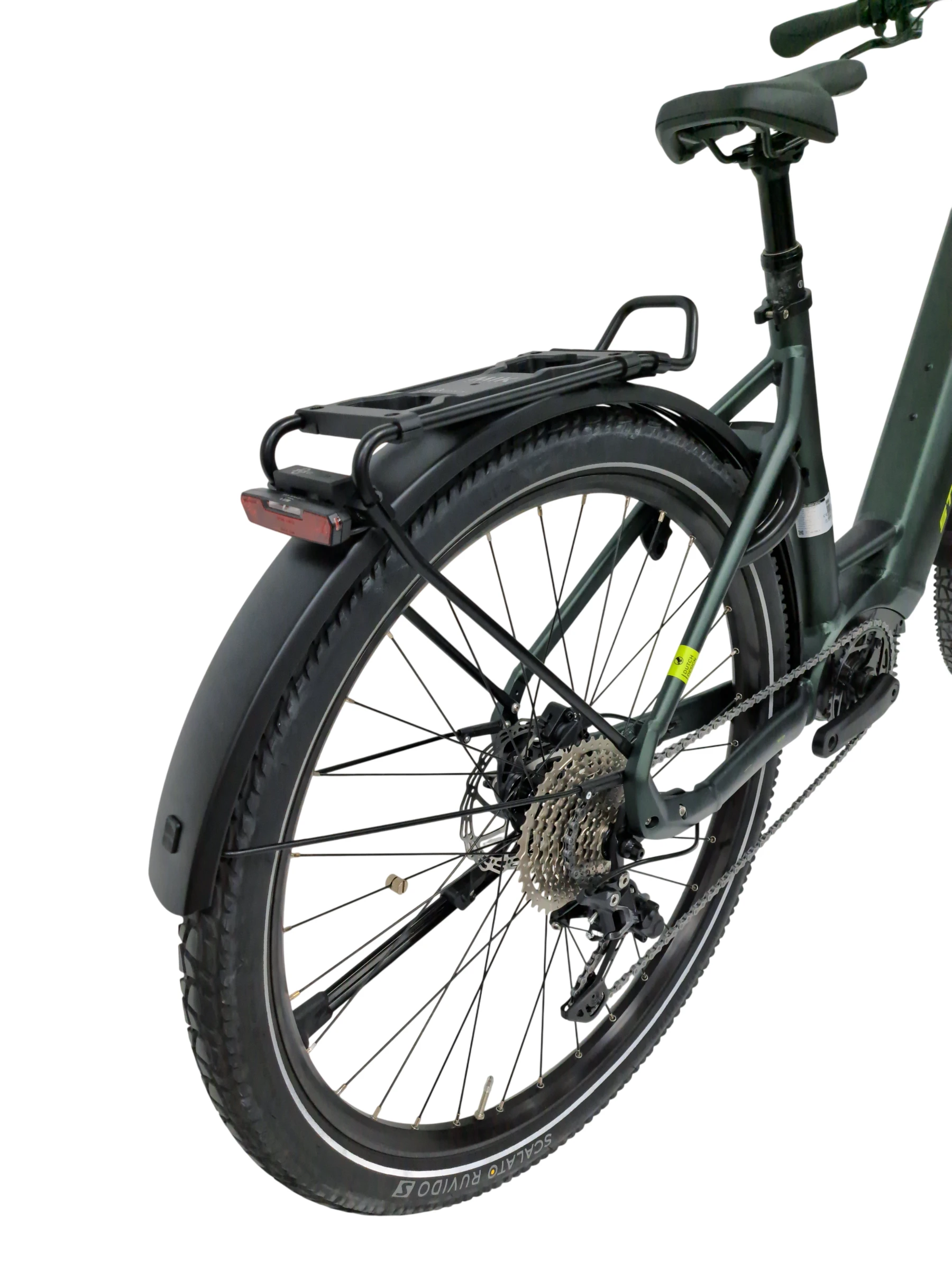 7. Bicicleta electrica Trekking Stella Tierra - 29 inch, 10V, L, Verde mat