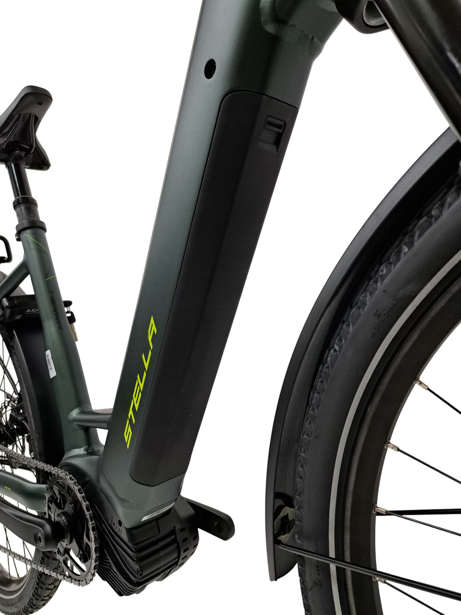 5. Bicicleta electrica Trekking Stella Tierra - 29 inch, 10V, L, Verde mat