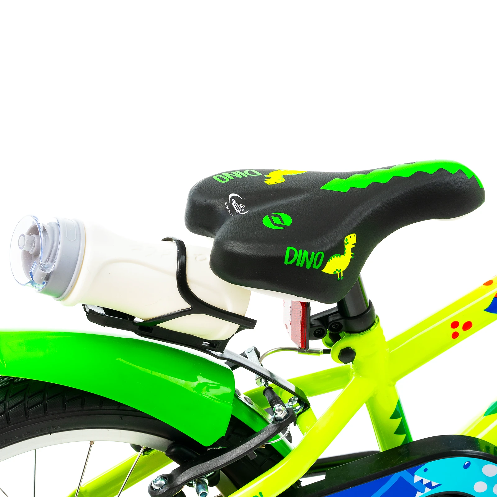 8. Bicicleta Copii DHS Dino - 16 Inch, Verde Reambalat