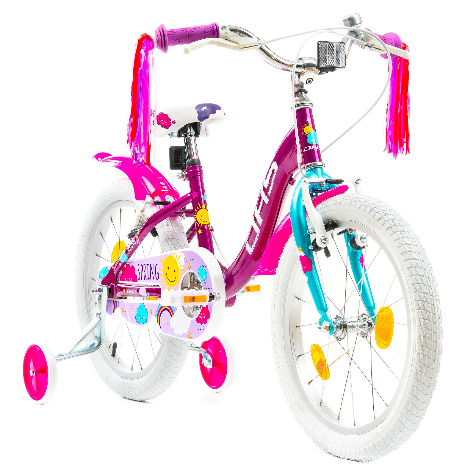 2. Bicicleta Copii DHS Spring - 18 Inch, Mov Reambalat