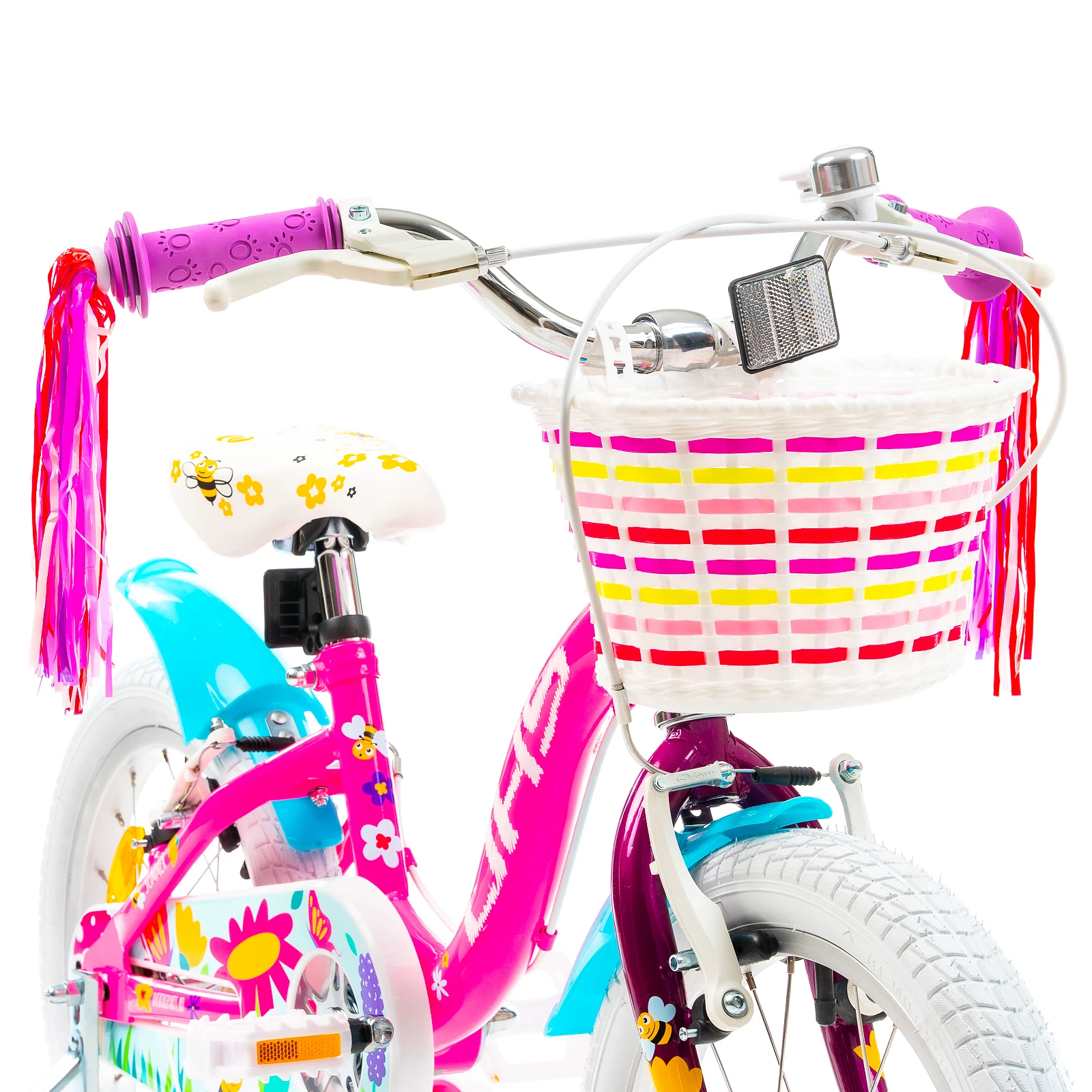 10. Bicicleta Copii DHS Summer - 16 Inch, Roz Reambalat