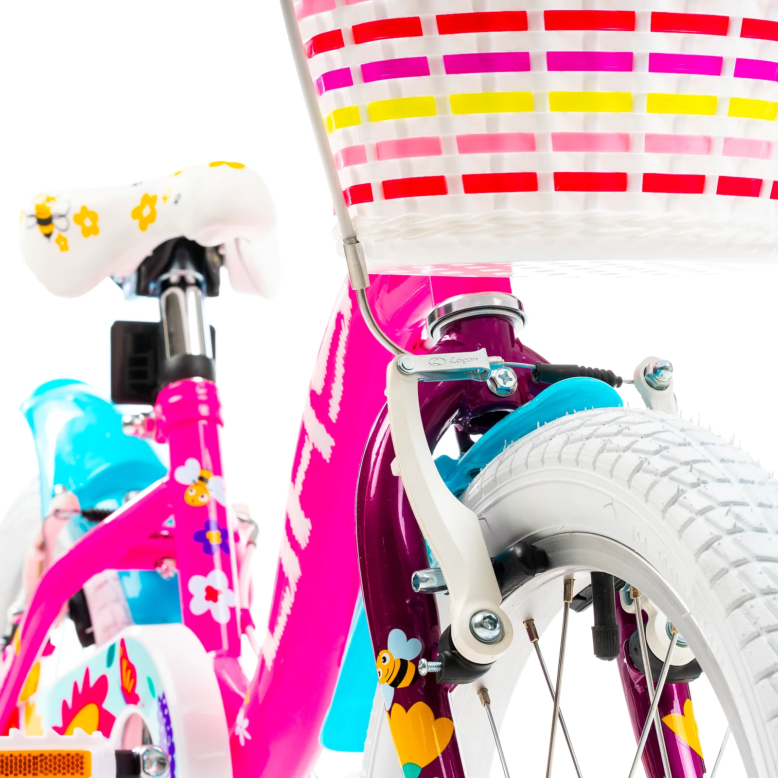 11. Bicicleta Copii DHS Summer - 16 Inch, Roz Reambalat
