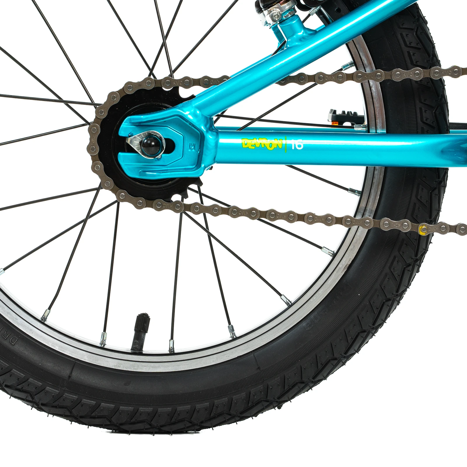 9. Bicicleta Copii Devron Urbio U1.6 Super Light - 16 Inch, Albastru-Verde Reambalat