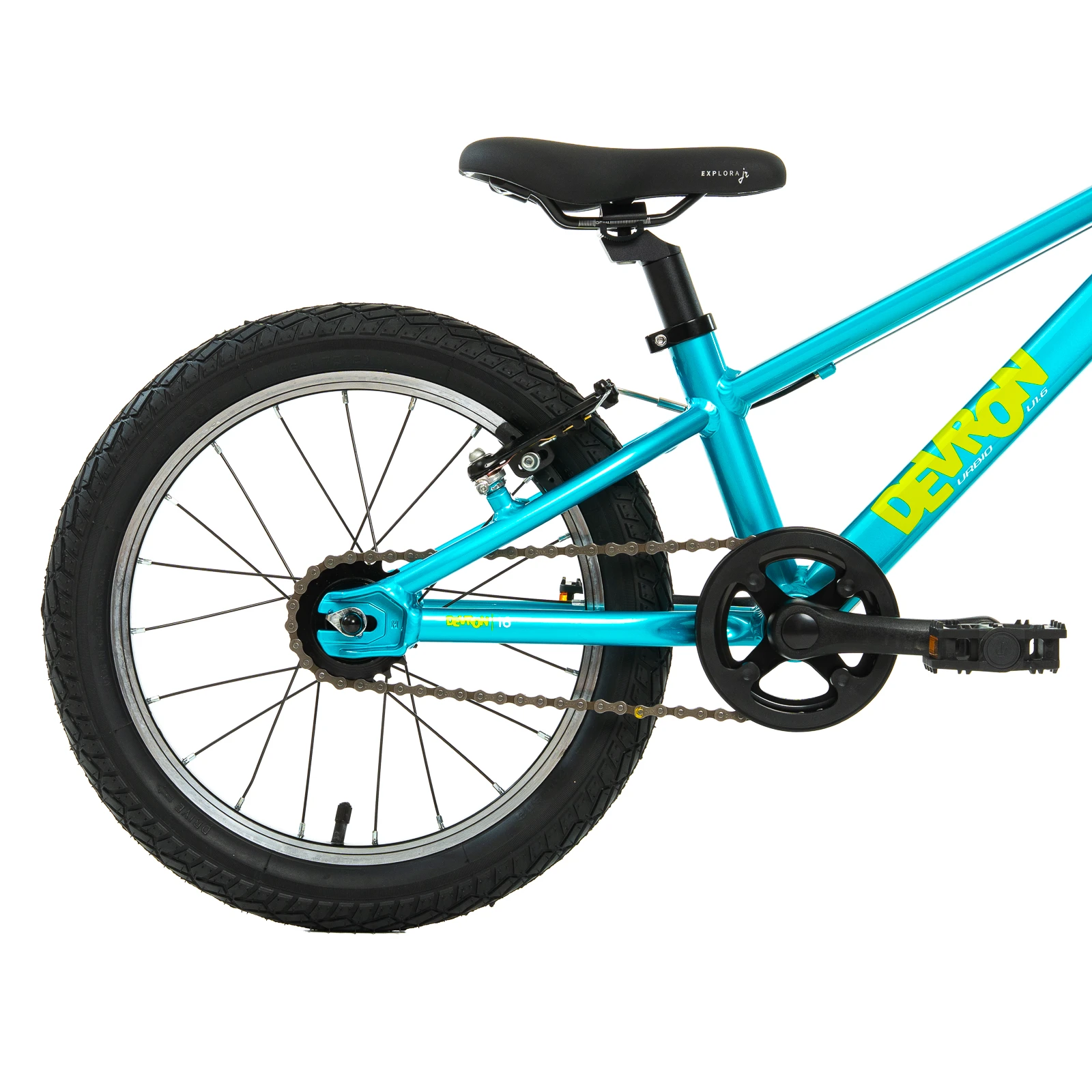 6. Bicicleta Copii Devron Urbio U1.6 Super Light - 16 Inch, Albastru-Verde Reambalat