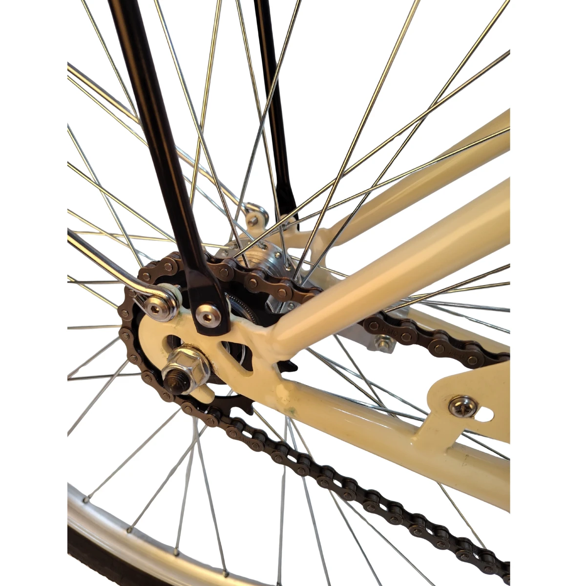 3. Bicicleta Oras DHS Maccina Avenue - 26 inch, Bej Reambalat