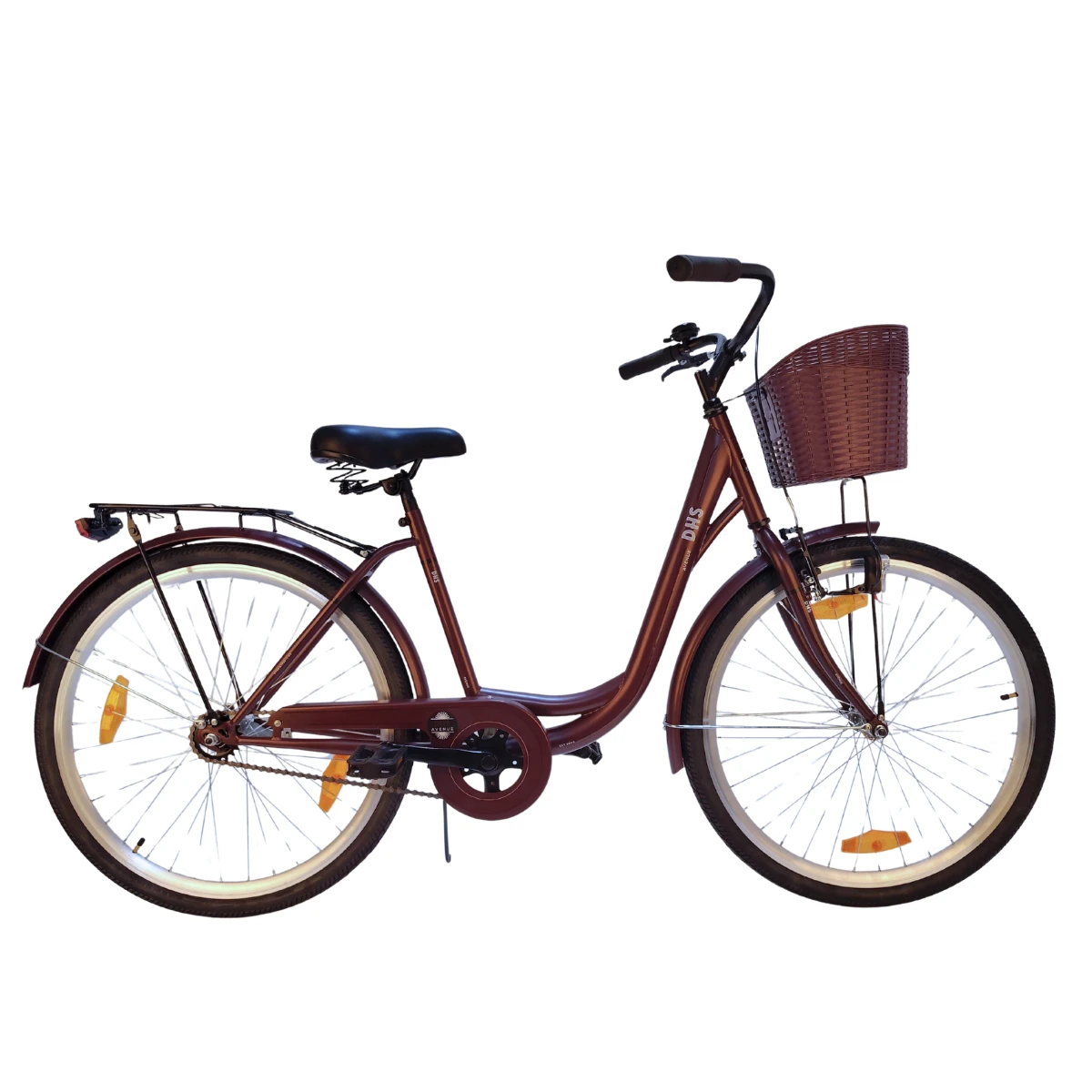 1. Bicicleta Oras DHS Maccina Avenue - 26 inch, Maro Reambalat