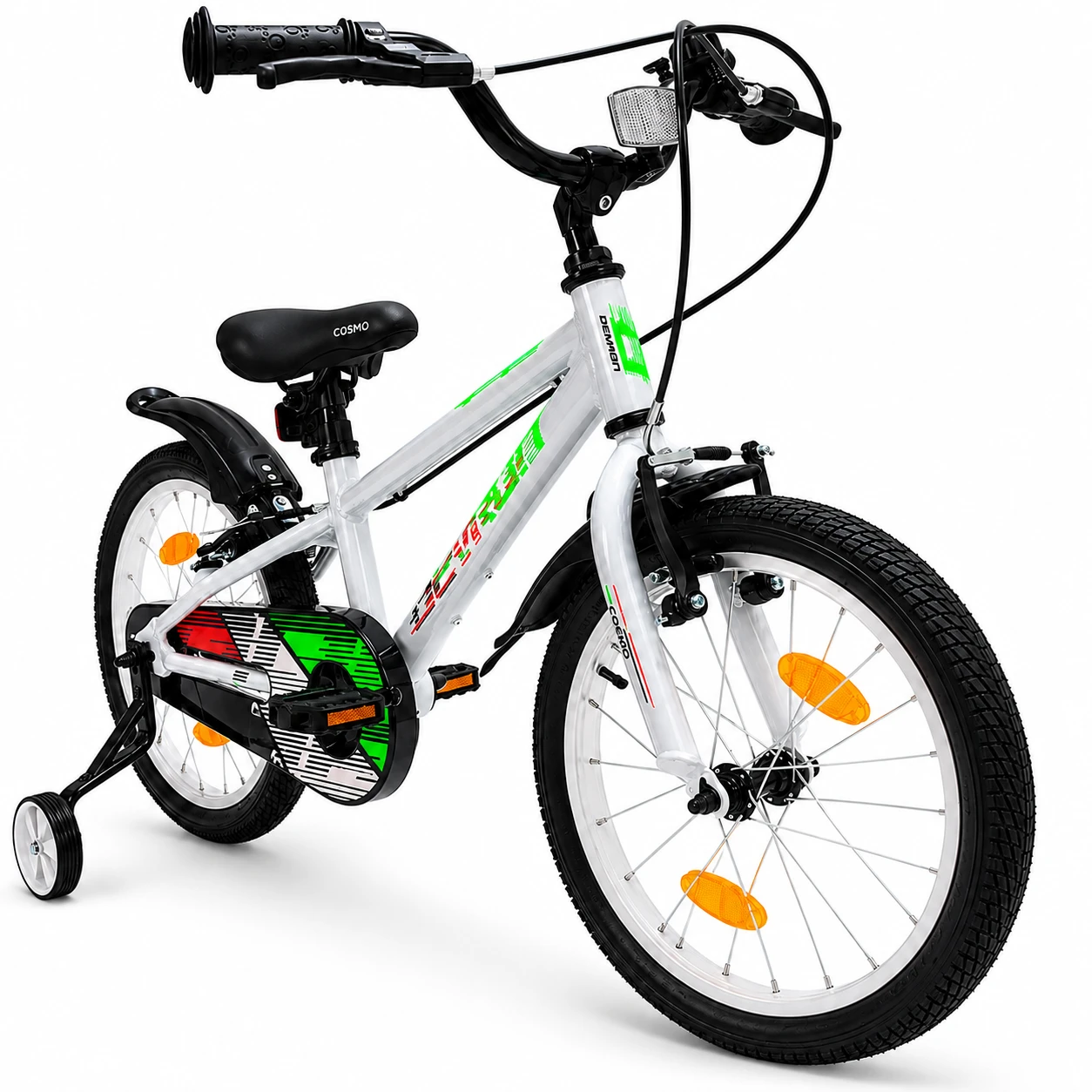 2. Bicicleta Copii Devron Cosmo - 18 Inch, Argintiu, Reambalat