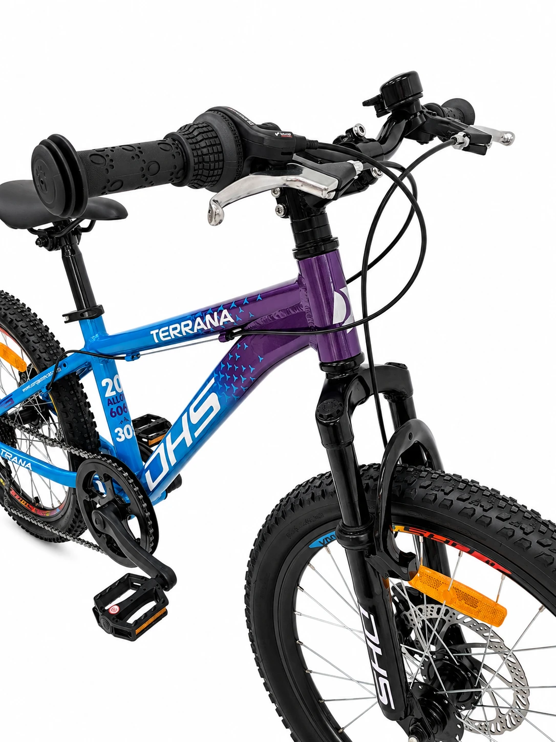 5. Bicicleta Copii Dhs Terrana 2023, model 2026 - 20 Inch, Albastru-Violet