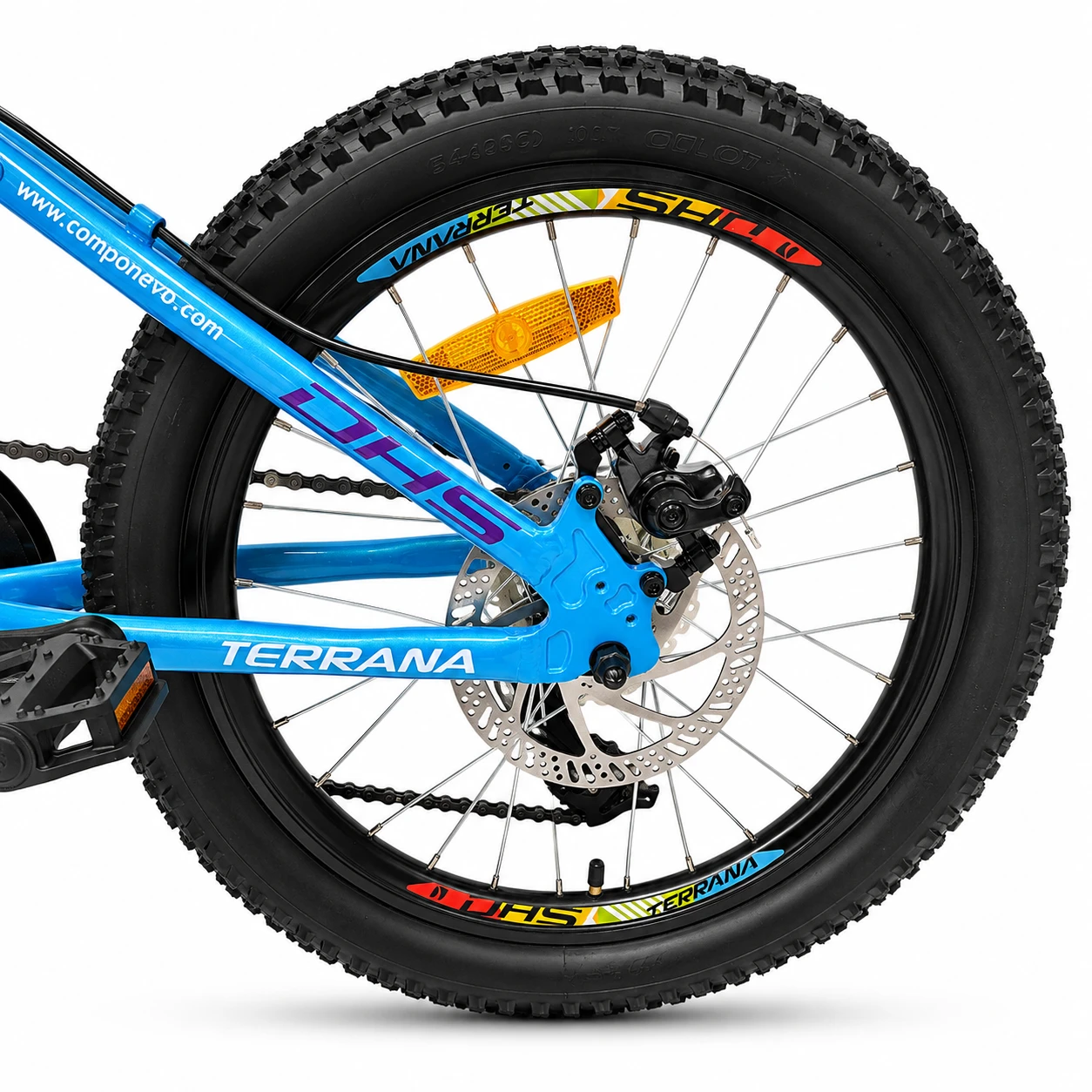 8. Bicicleta Copii Dhs Terrana 2023, model 2026 - 20 Inch, Albastru-Violet