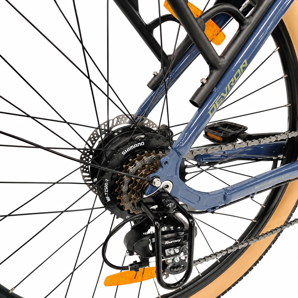 7. Bicicleta electrica Oras Devron 28200 - 28 inch, M, Gri Inchis