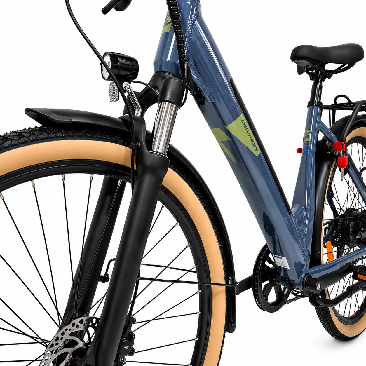 8. Bicicleta electrica Oras Devron 28200 - 28 inch, L, Gri Inchis