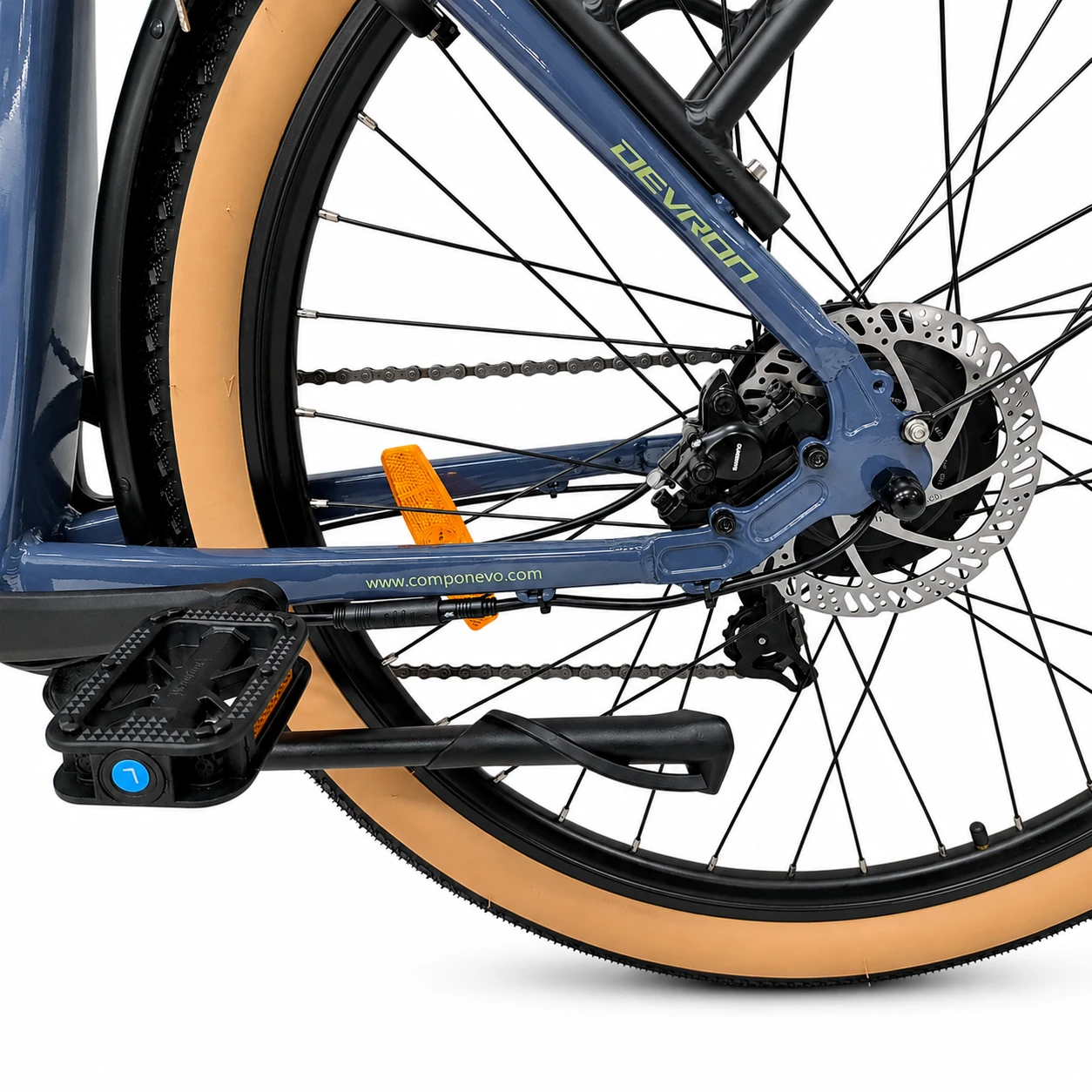 9. Bicicleta electrica Oras Devron 28200 - 28 inch, L, Gri Inchis