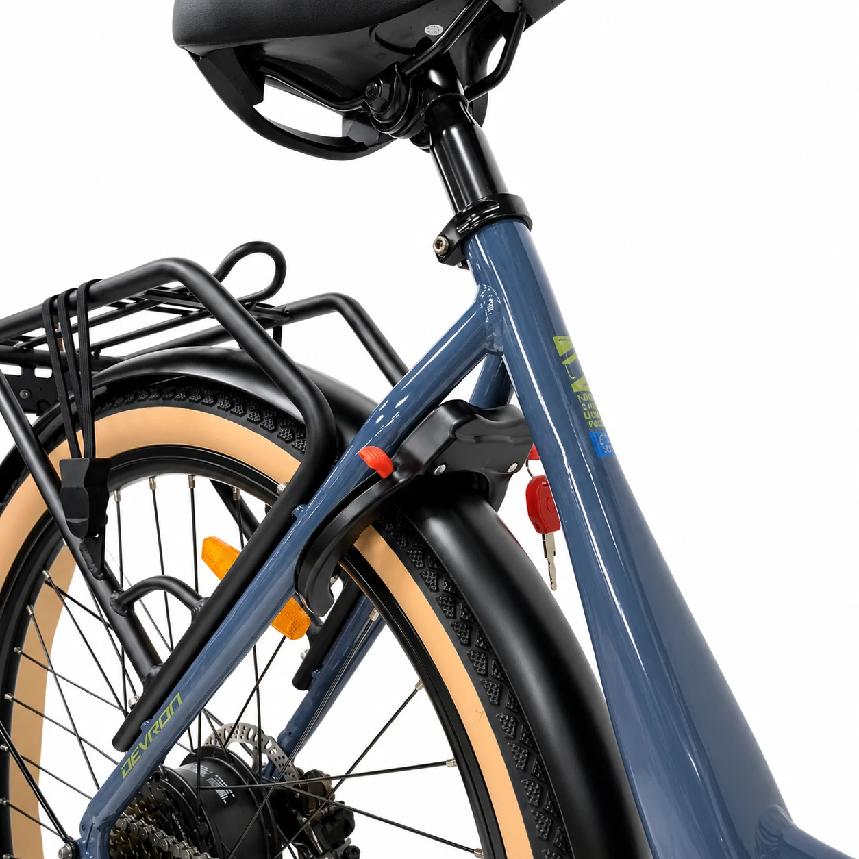 6. Bicicleta electrica Oras Devron 28200 - 28 inch, L, Gri Inchis