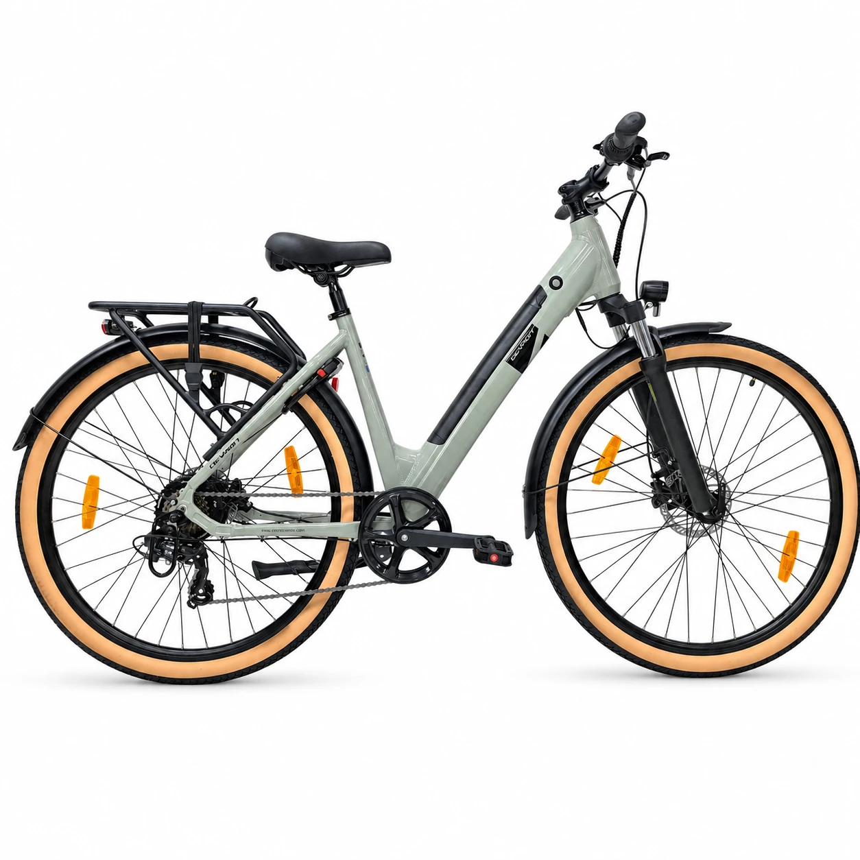 Bicicleta electrica Oras Devron 28200 - 28 inch, L, Gri Deschis - 224200
