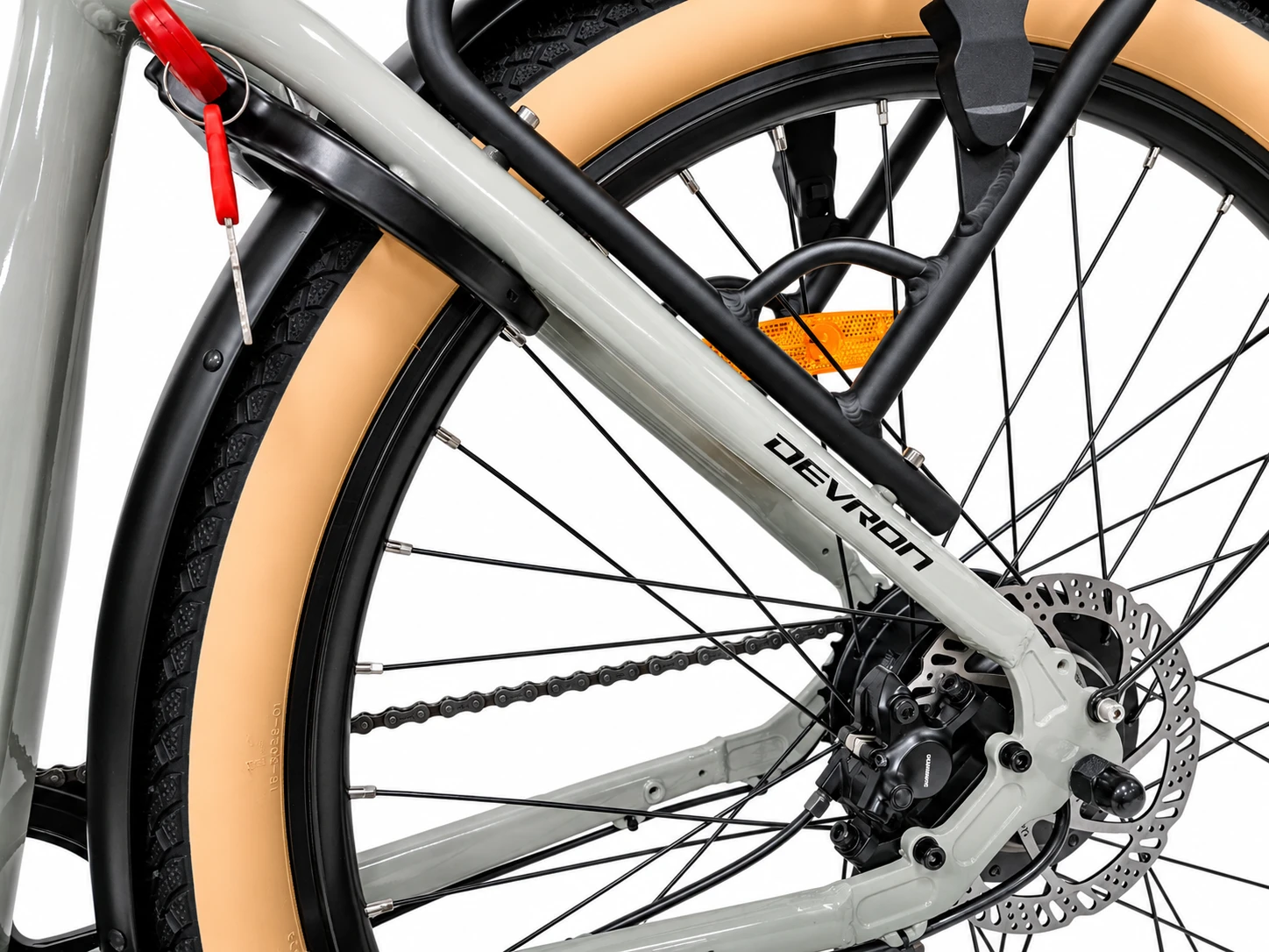 12. Bicicleta electrica Oras Devron 28200 - 28 inch, M, Gri Deschis