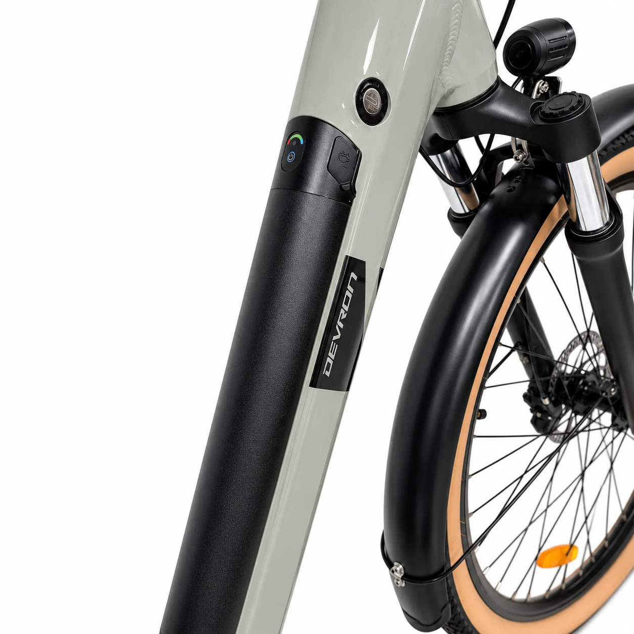 5. Bicicleta electrica Oras Devron 28200 - 28 inch, M, Gri Deschis