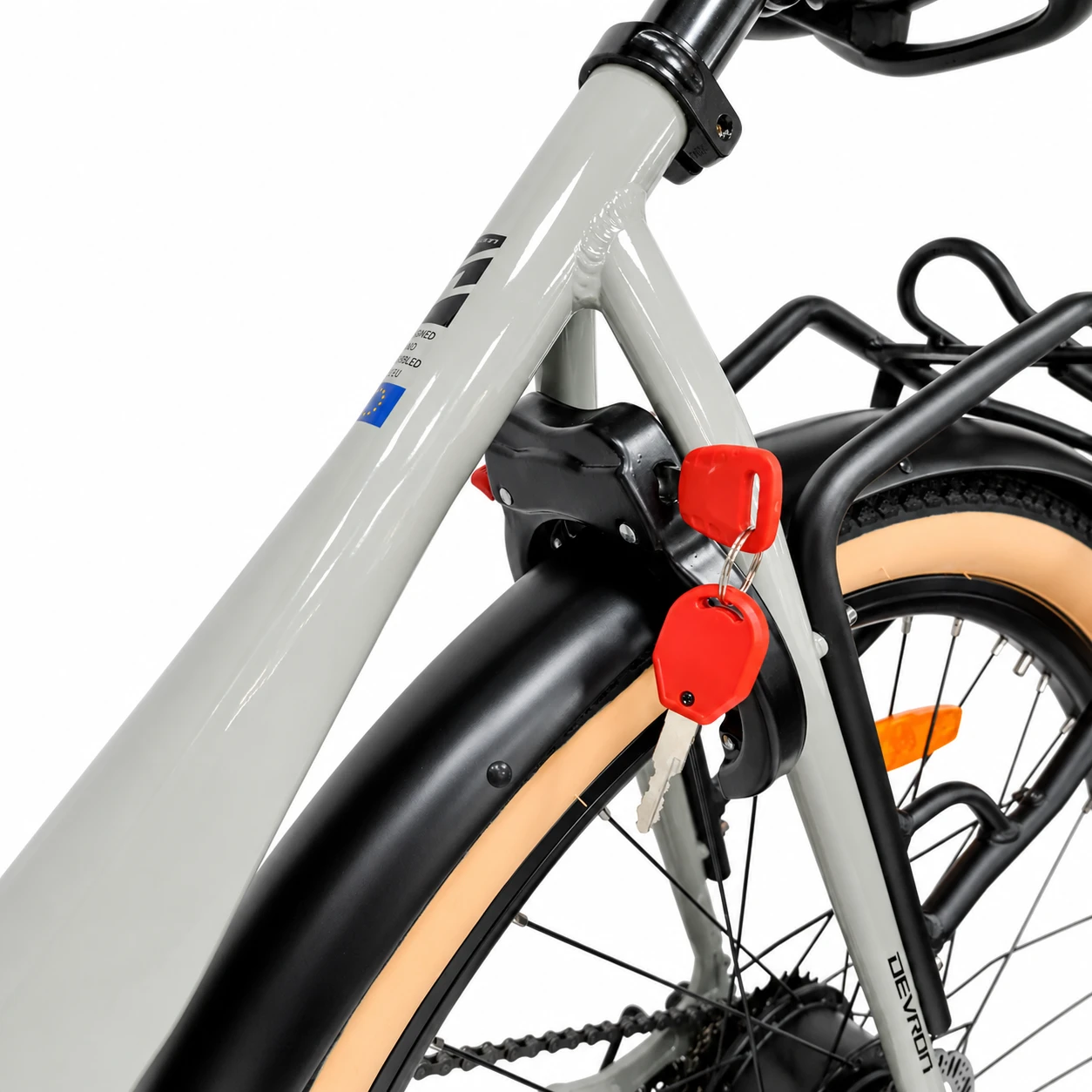 4. Bicicleta electrica Oras Devron 28200 - 28 inch, M, Gri Deschis
