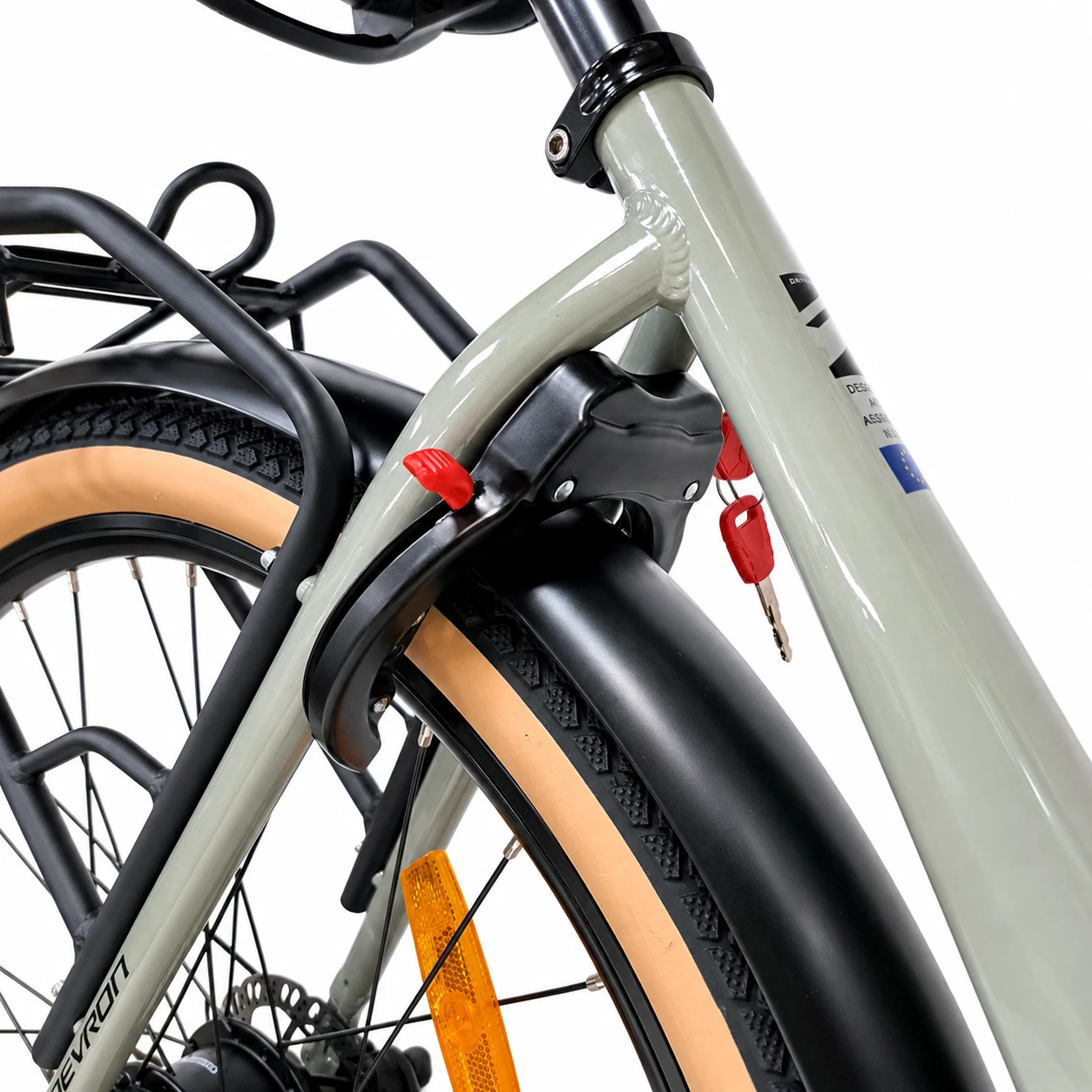 11. Bicicleta electrica Oras Devron 28200 - 28 inch, M, Gri Deschis