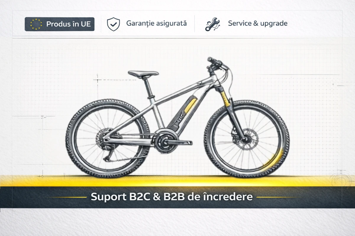 12. Bicicleta electrica Trekking Stella Tierra - 29 inch, 10V, L, Negru lucios