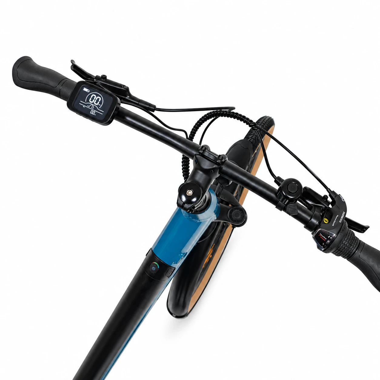 7. Bicicleta electrica Oras Devron 28200 - 28 inch, L, Albastru
