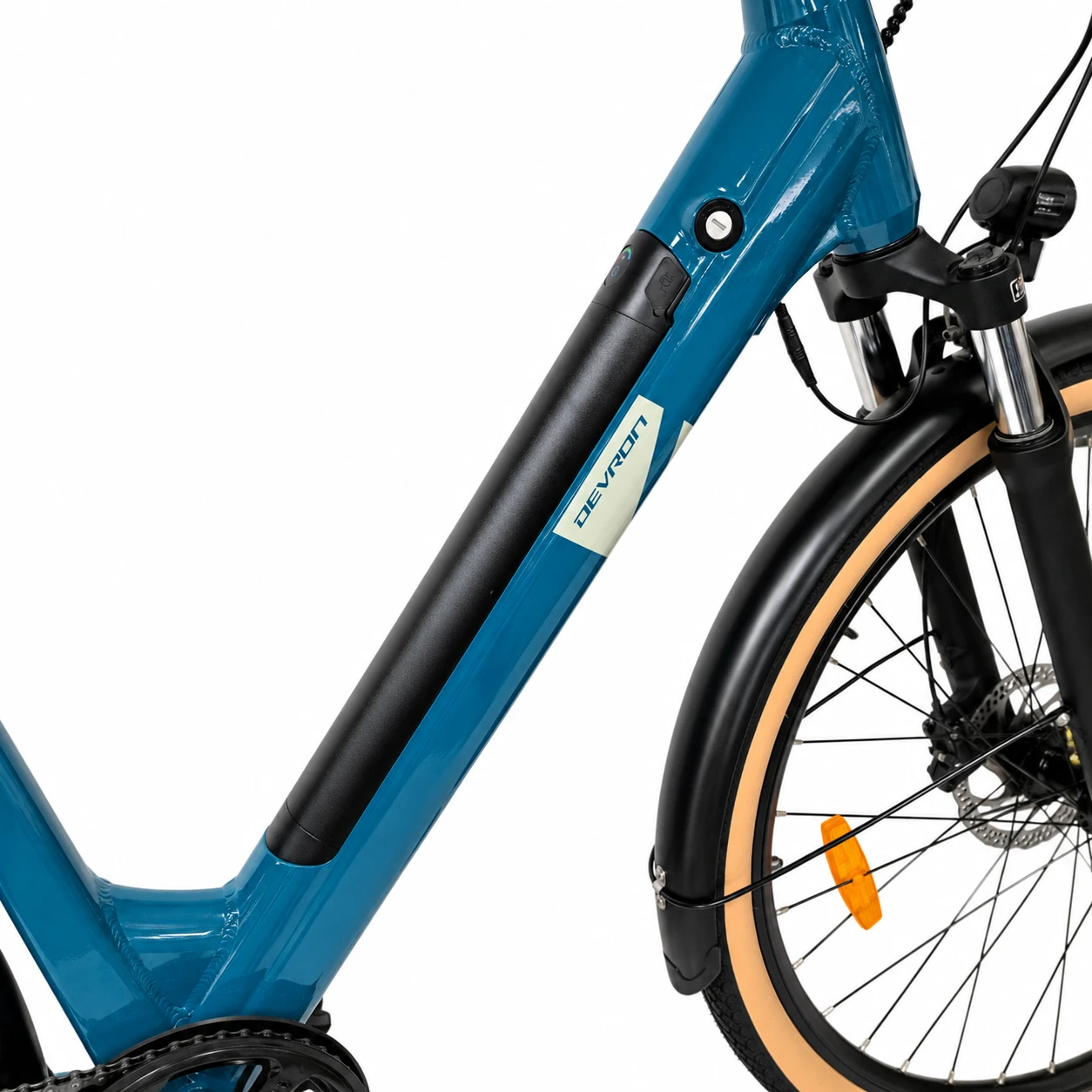 8. Bicicleta electrica Oras Devron 28200 - 28 inch, M, Albastru
