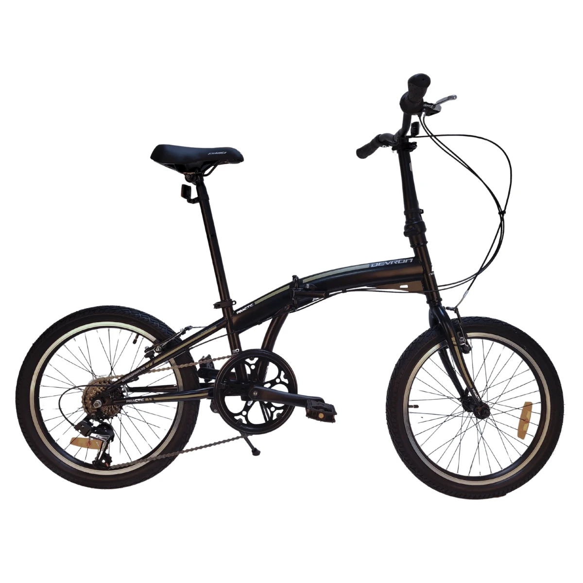 1. Bicicleta Pliabila Devron Practic 30 - 20 inch, Negru , Reambalat