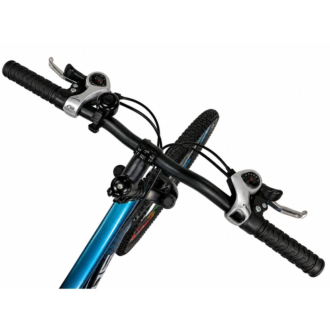 6. Bicicleta Copii Dhs Terrana 2423B, model 2026 - 24 Inch, Negru-Albastru