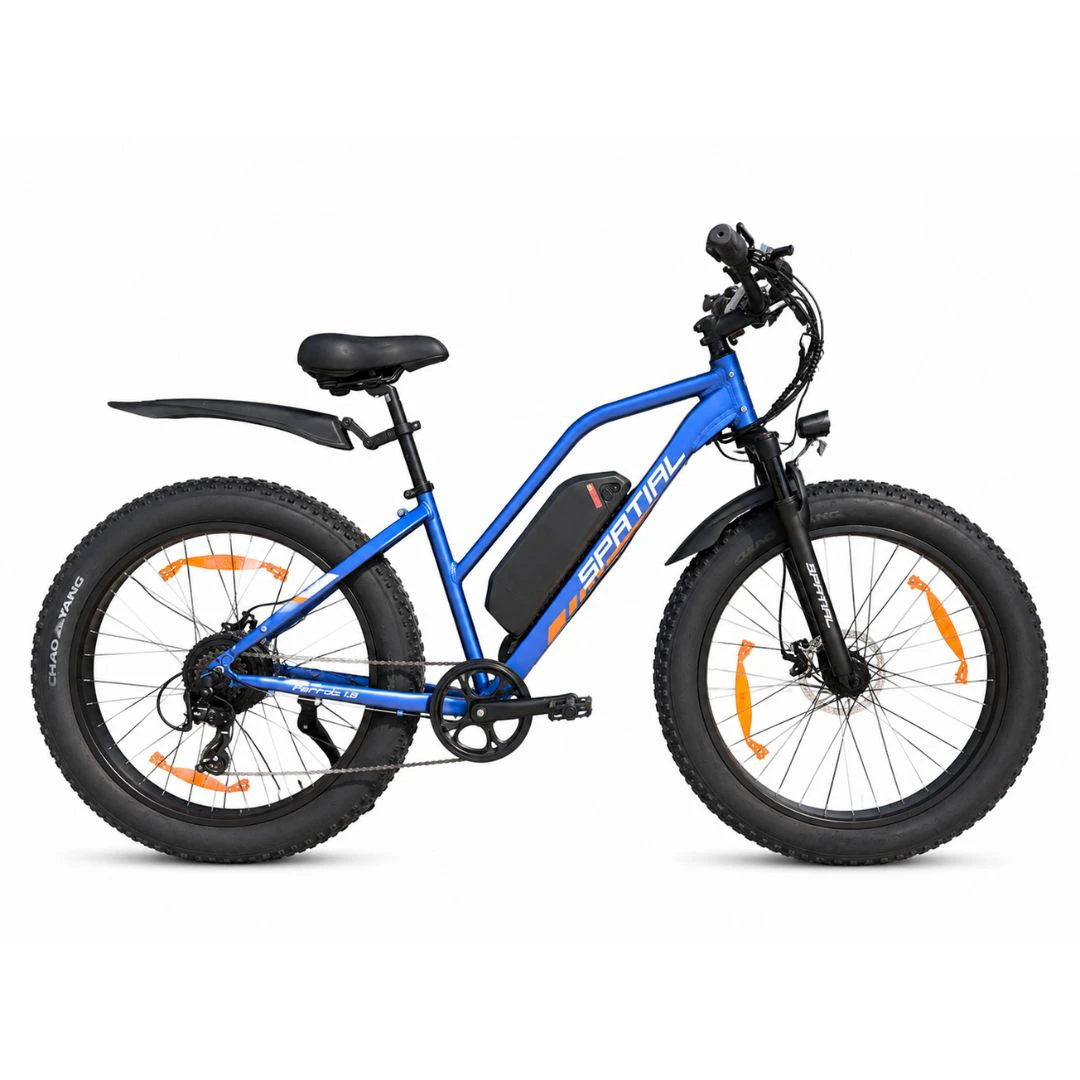 1. Bicicleta electrica Mtb Spatial Parrot 1.2 - 26 inch, M, Albastru