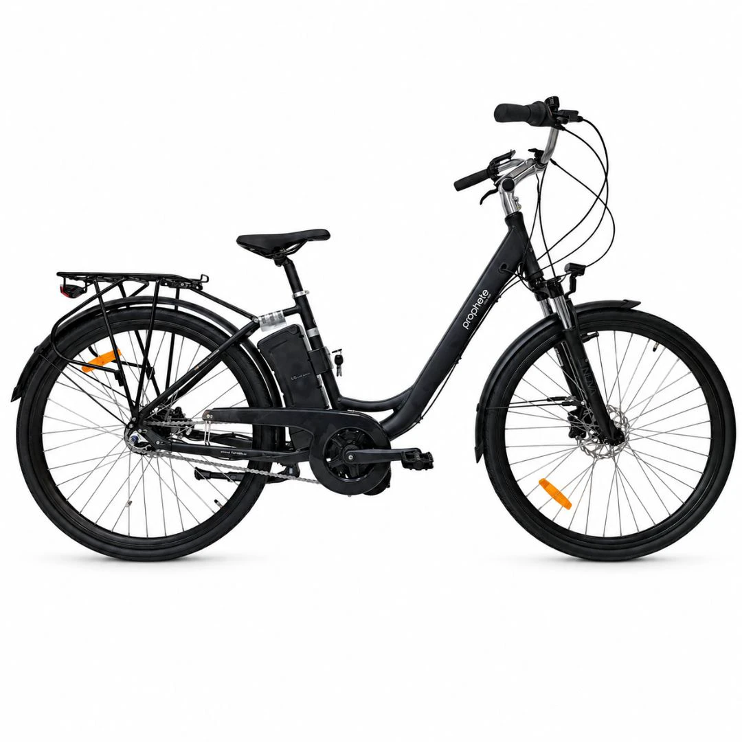 1. Bicicleta electrica Oras Prophete 54806 - 28 inch, M, Negru