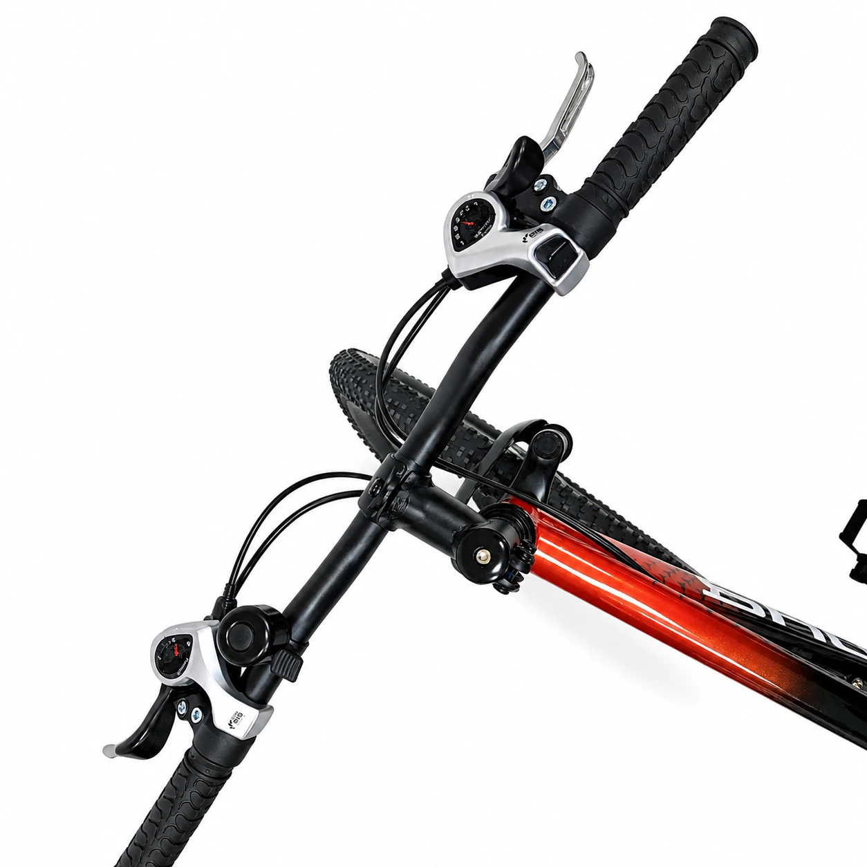 6. Bicicleta Copii Dhs Terrana 2423B, model 2026 - 24 Inch, Rosu-Negru